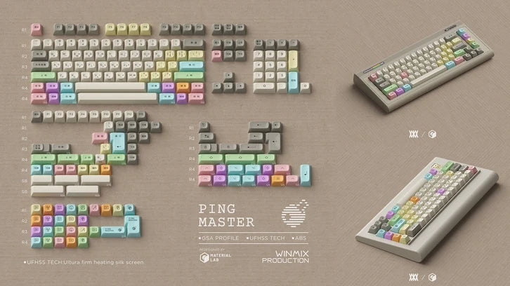 GSA Ping Master Keycaps