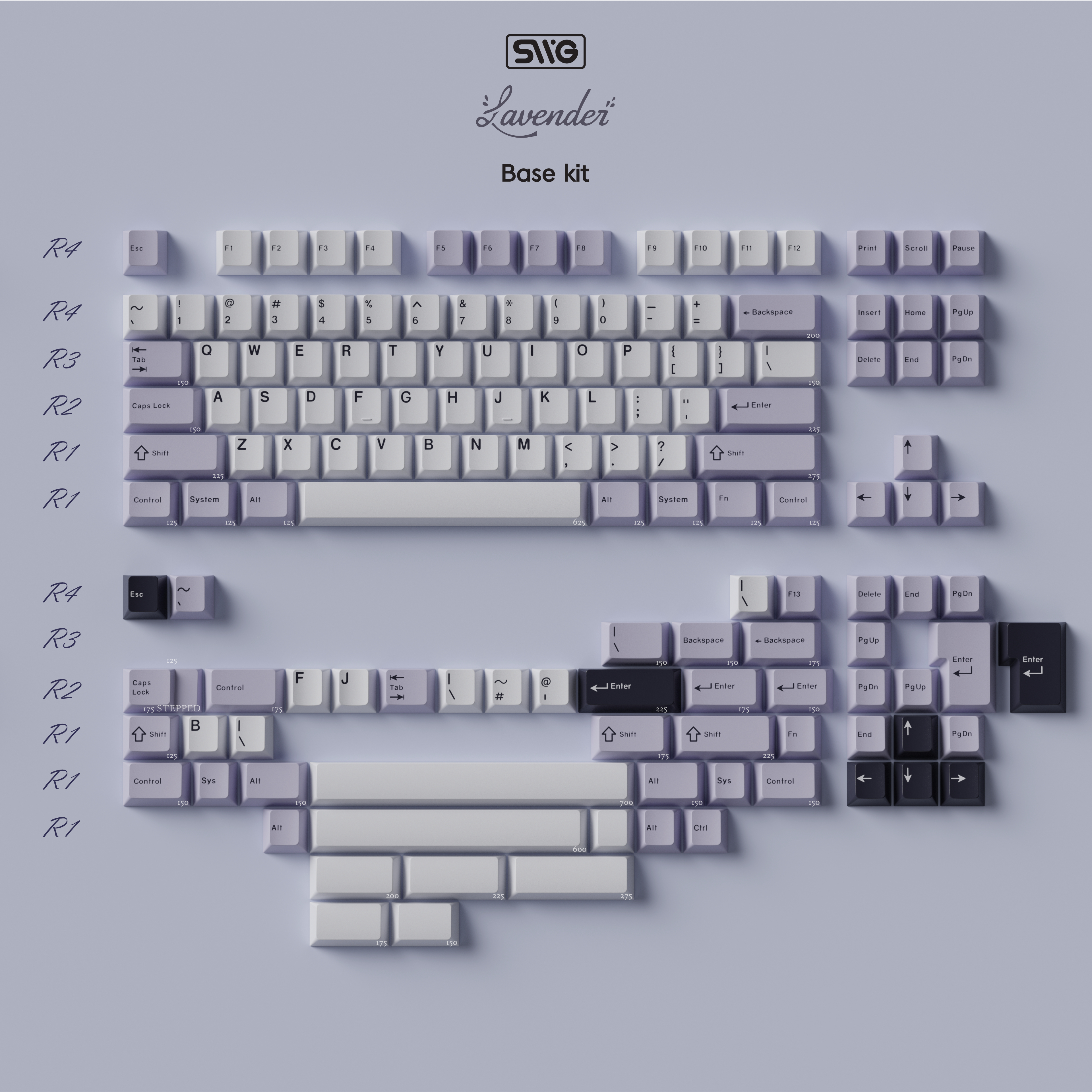 [Group Buy] SWG Lavender Keycaps