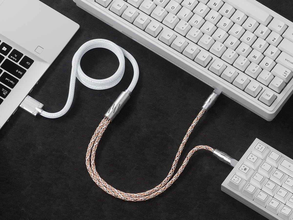 XVX CC8 1-to-2 Split RGB Braided Cable - 8K Polling Rate Support