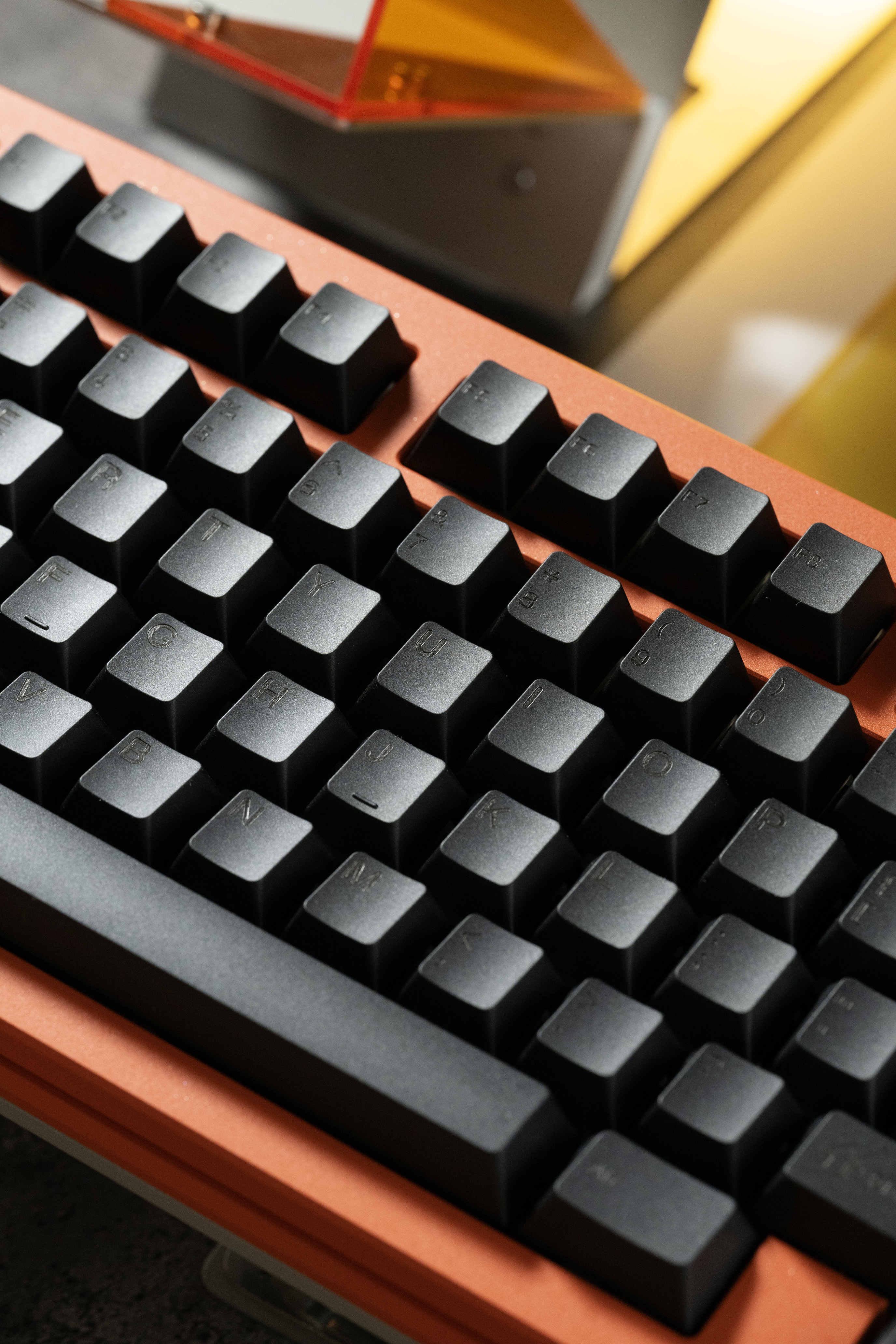 KBS Carbon Trace Keycaps