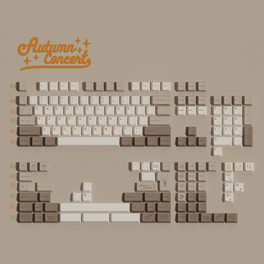 [Ended] TUT Autumn Concert Keycaps