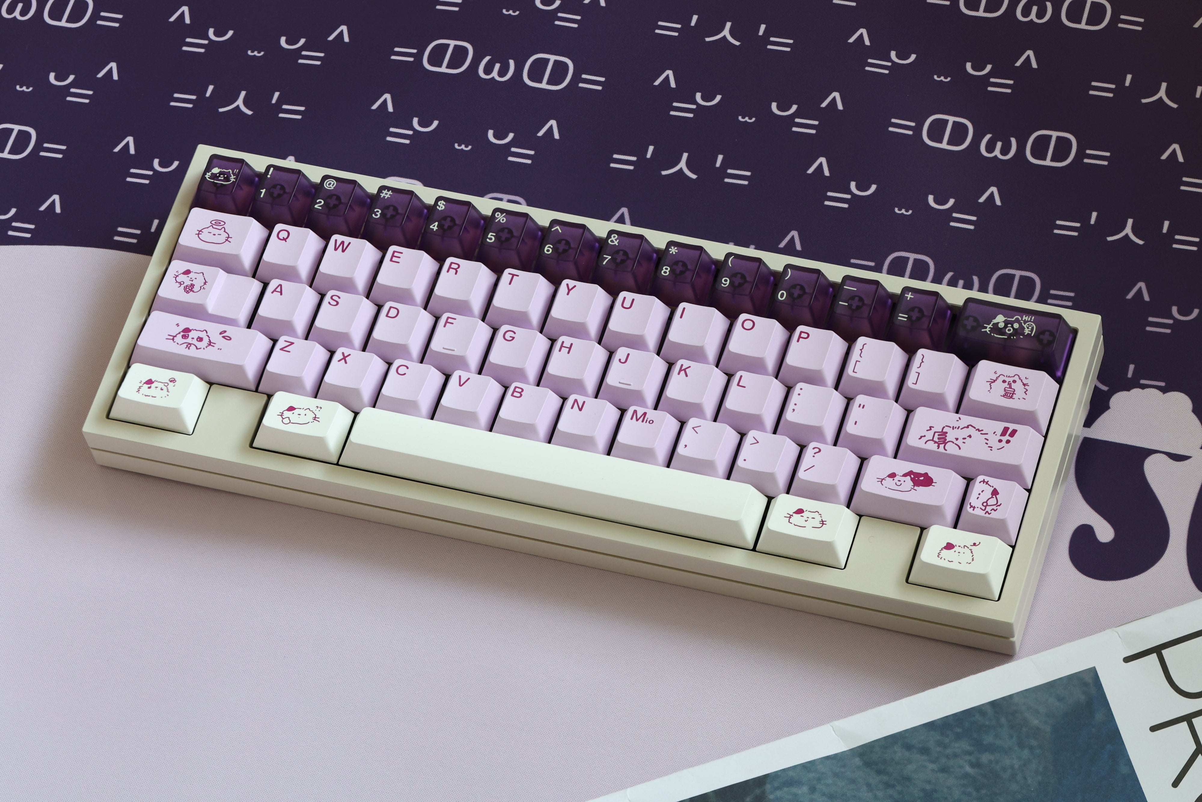 KBS Mio Milkshake Keycaps