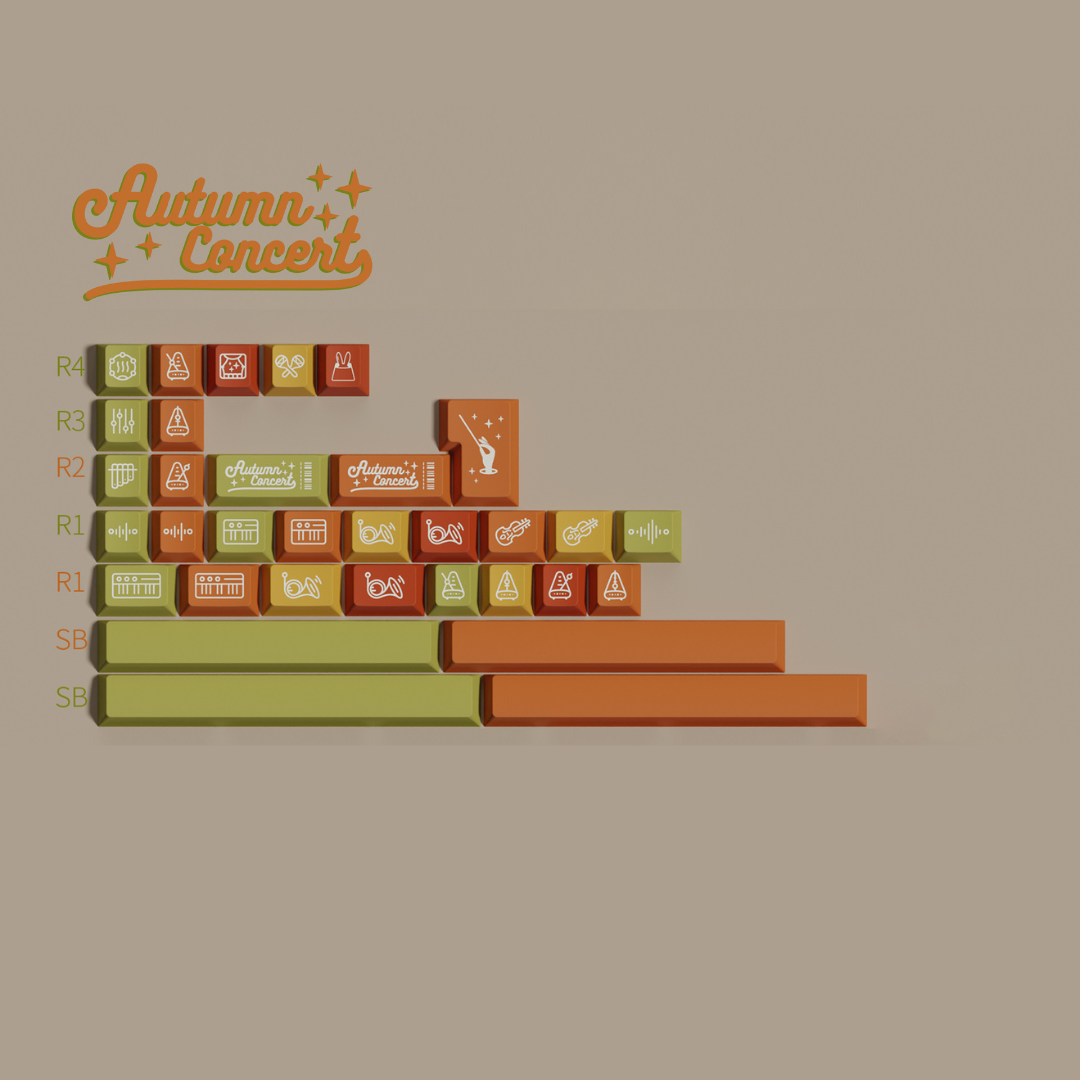 TUT Autumn Concert Keycaps – qwertyqop