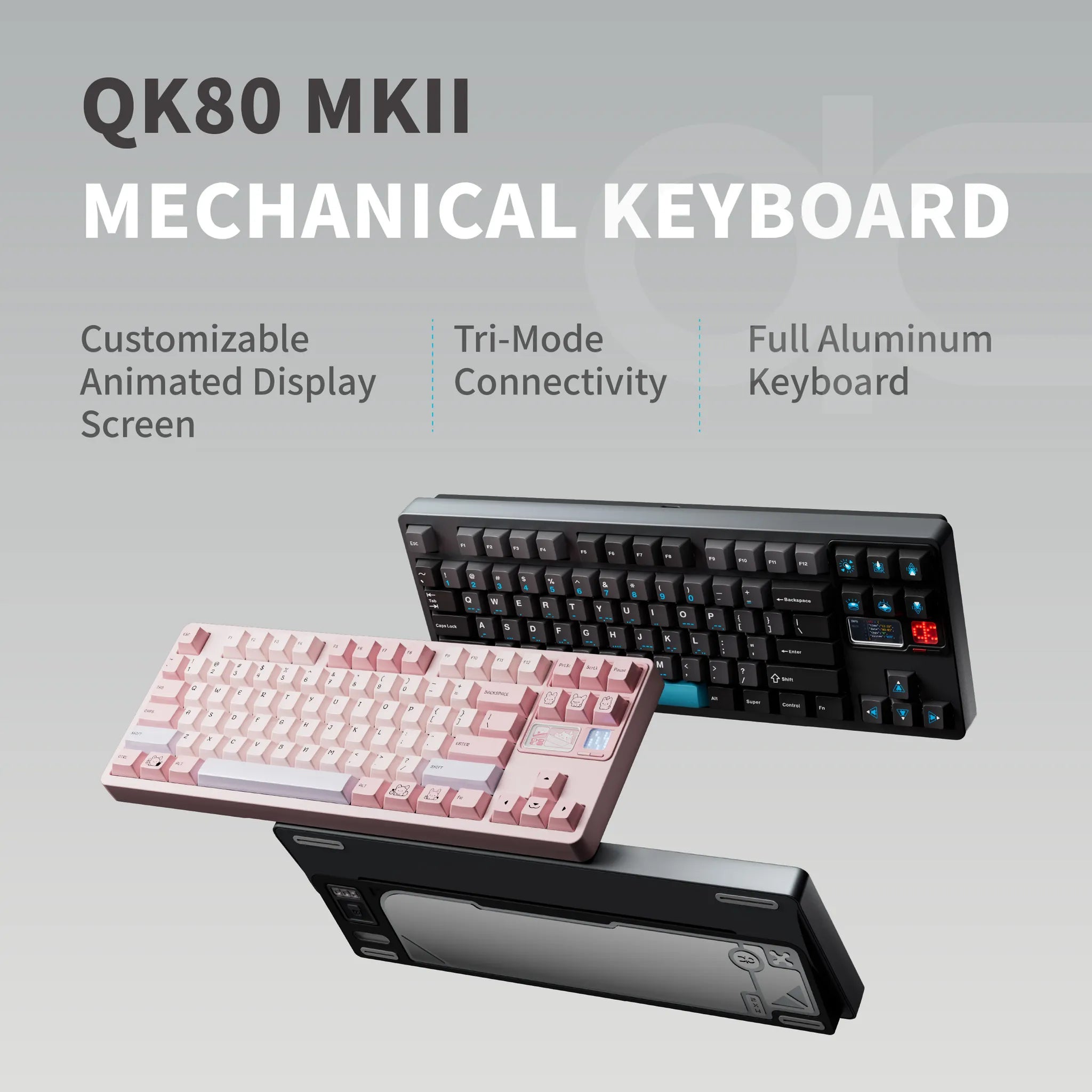 Qwertykeys QK60 Round3 自作キーボード QK60 Round 3 Extra Add-Ons | Custom Keyboard Plates & PCBs