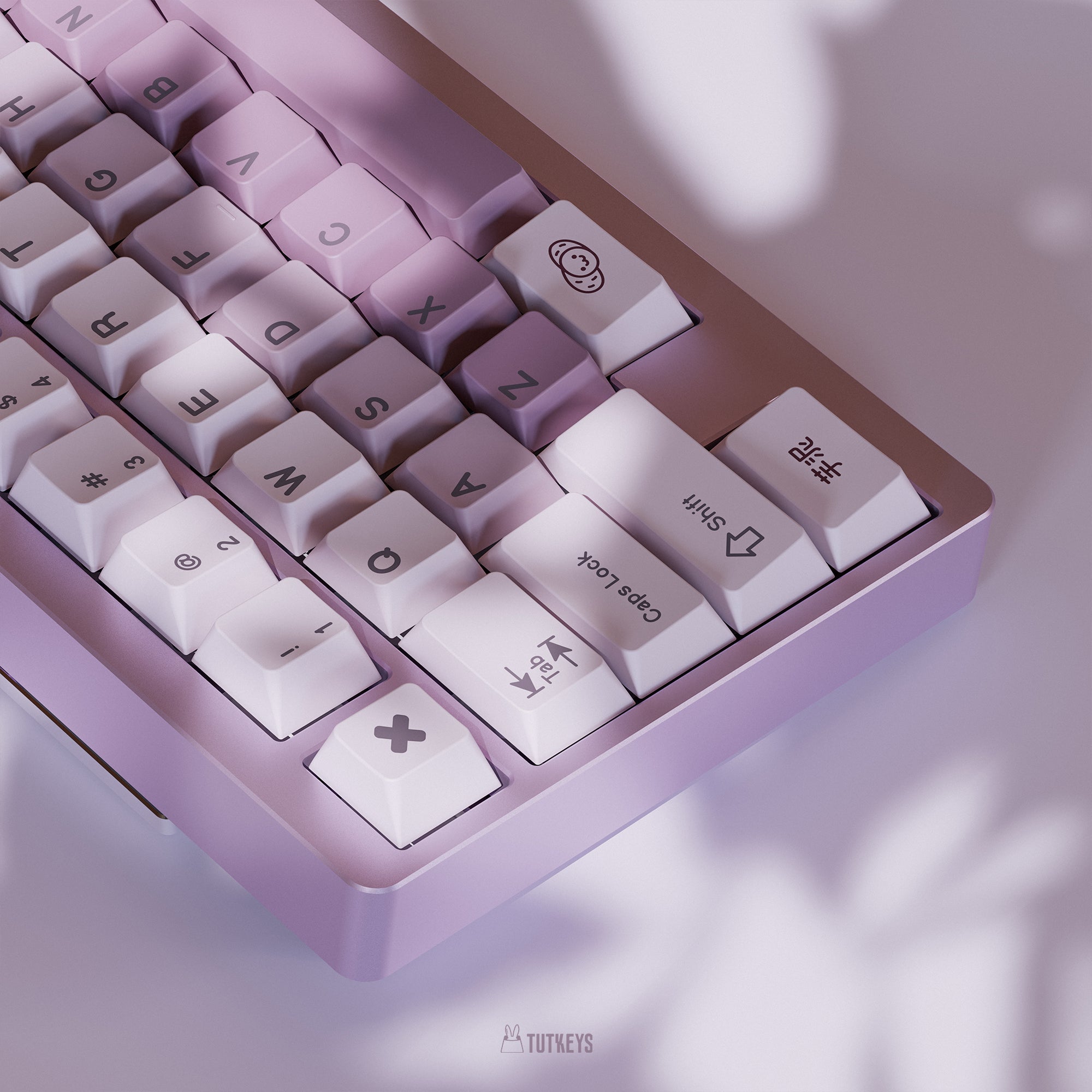 TUT Taro Bobo Keycaps