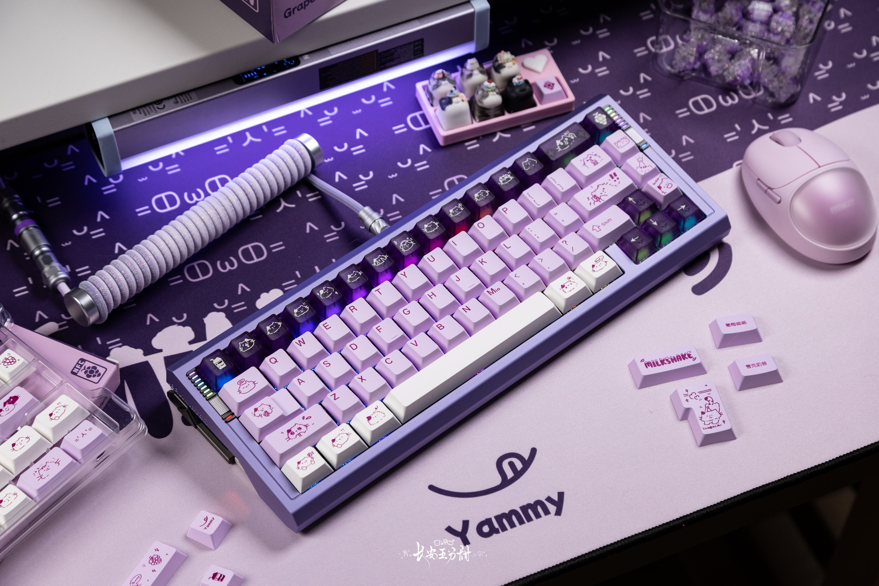 KBS Mio Milkshake Keycaps