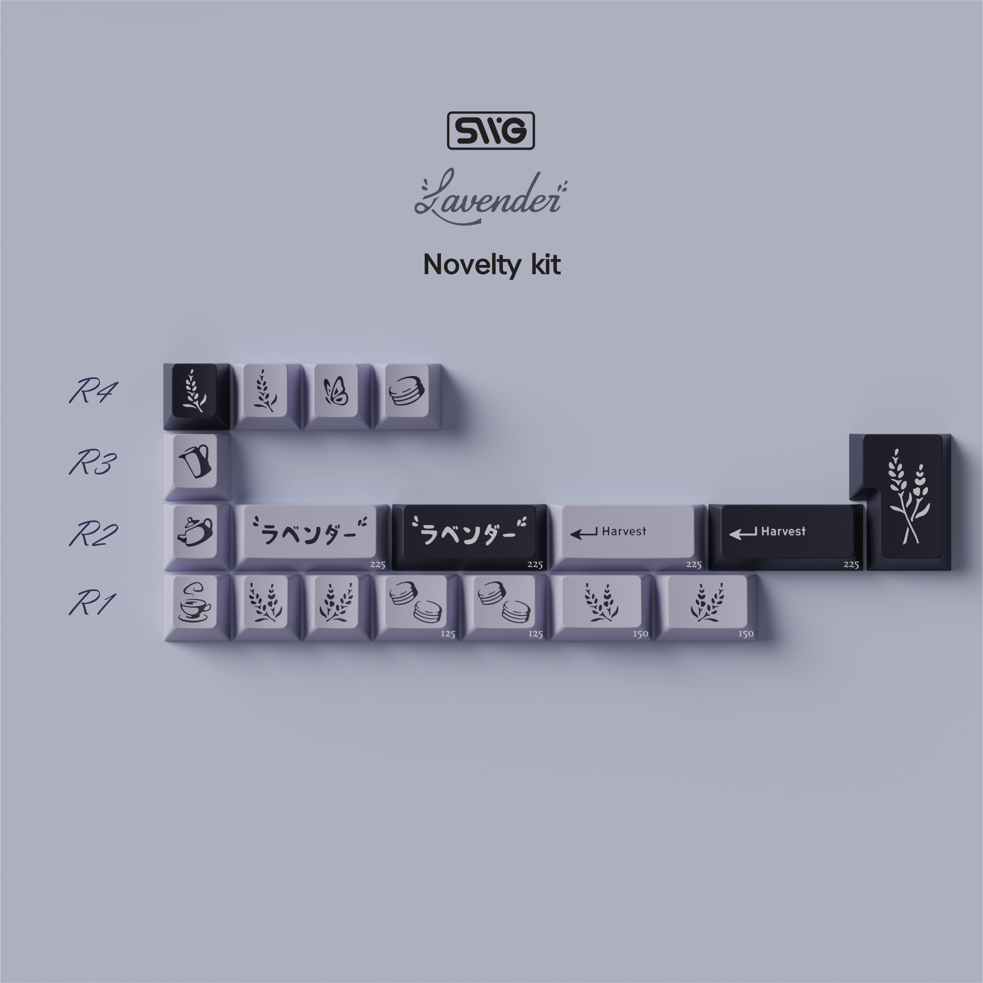 [Group Buy] SWG Lavender Keycaps