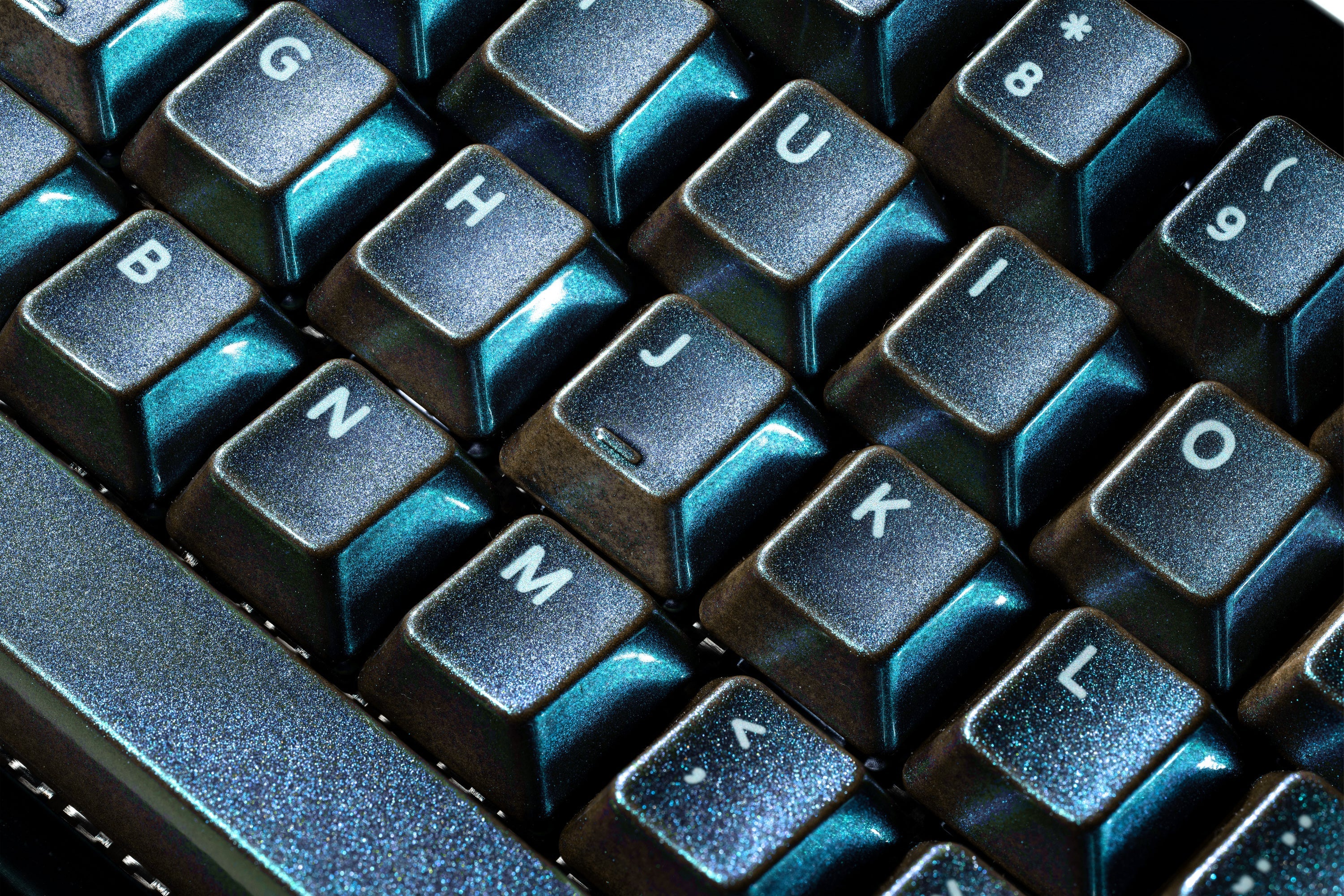 XVX Multichrome Glitter Ceramic Cherry Profile 120-Key Full Keycap Set