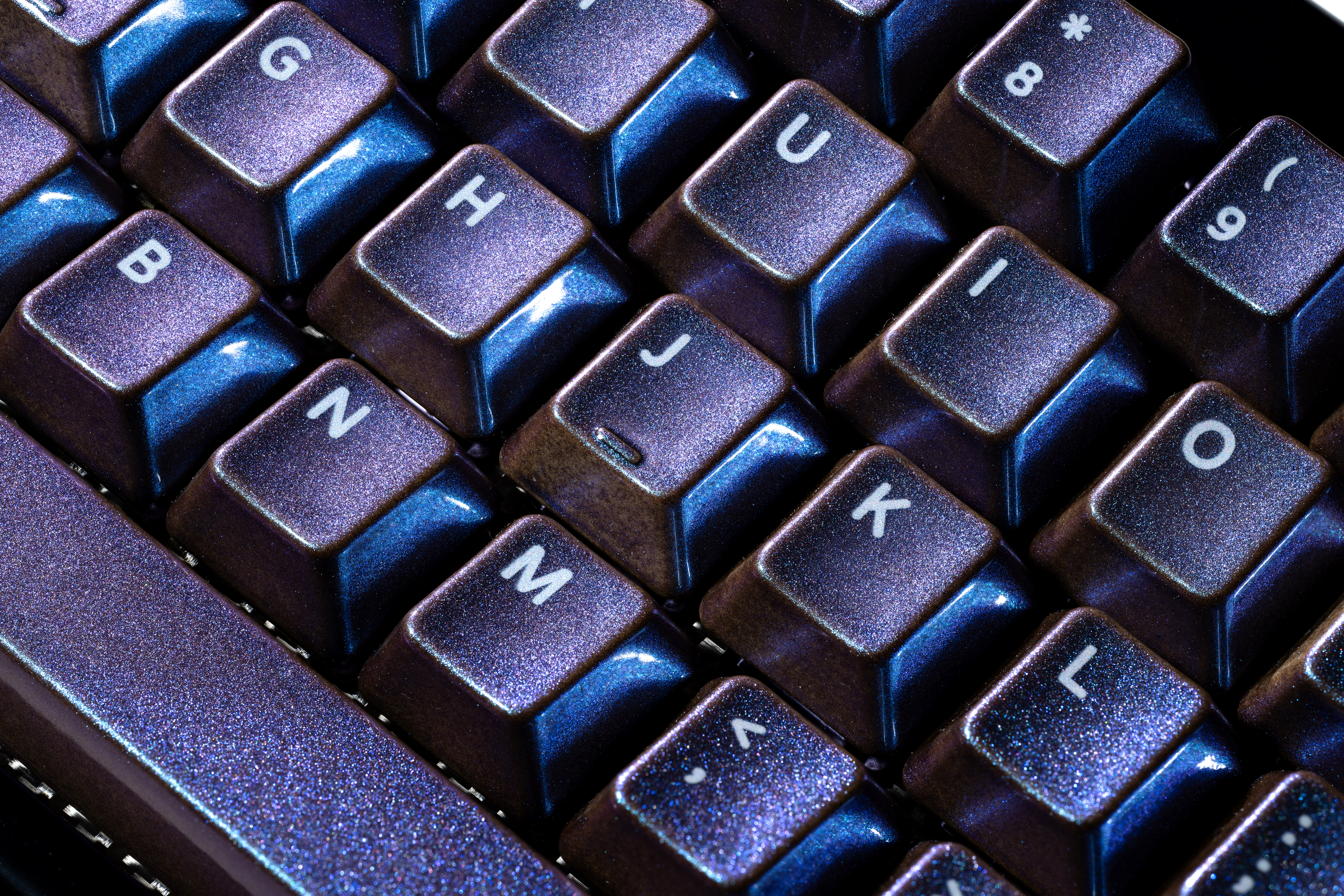 XVX Multichrome Glitter Ceramic Cherry Profile 120-Key Full Keycap Set