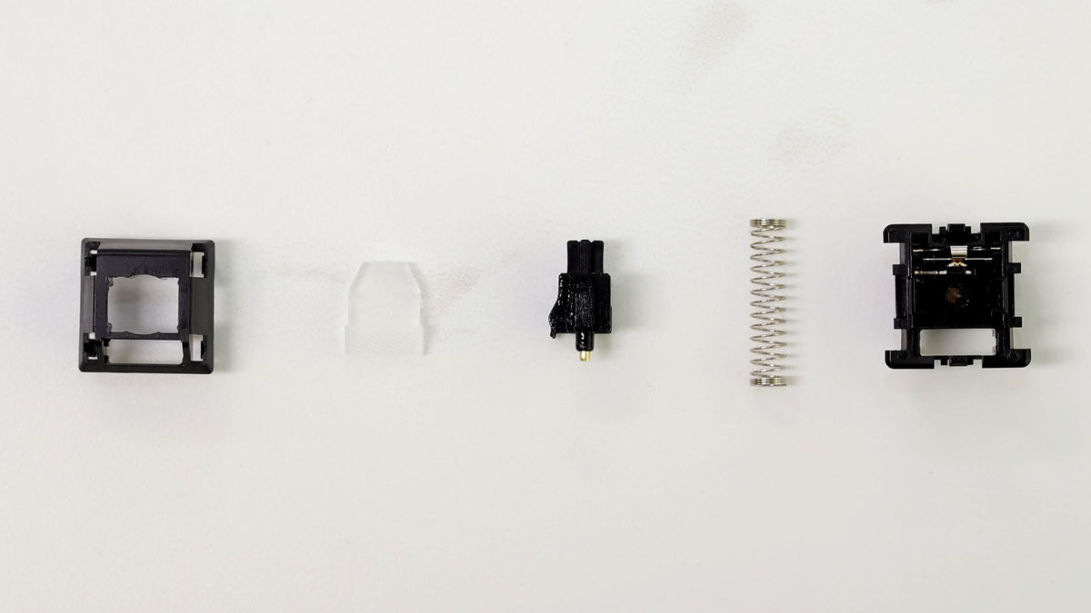 SW x Haimu MP Tactile Switches, metal part inserted at Stem & bottom of housing.