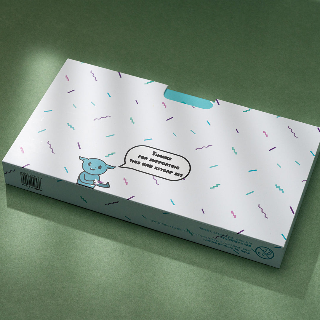 WS Purquoise Keycaps