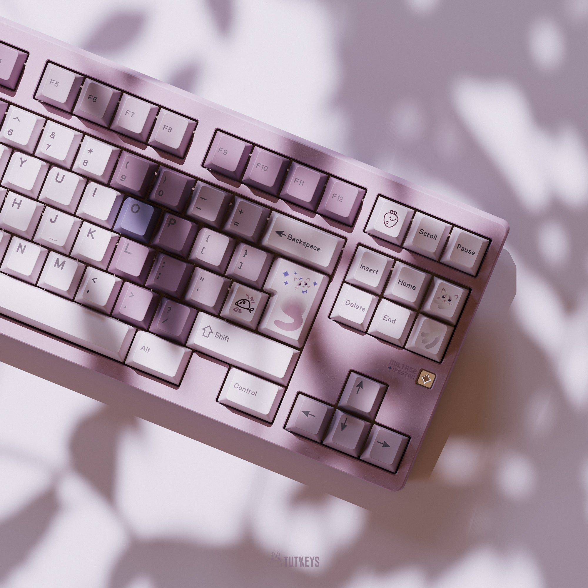 TUT Taro Bobo Keycaps