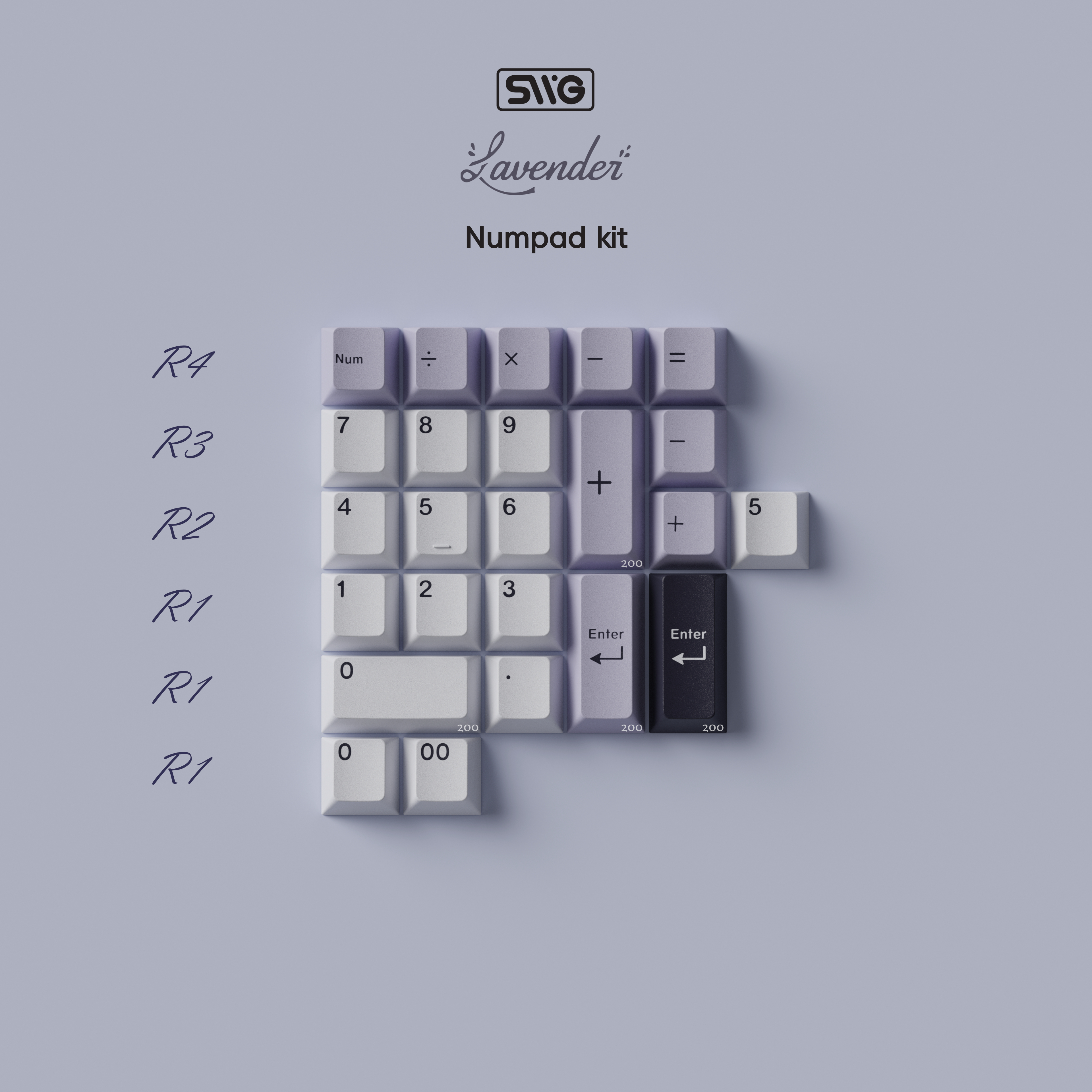 [Group Buy] SWG Lavender Keycaps