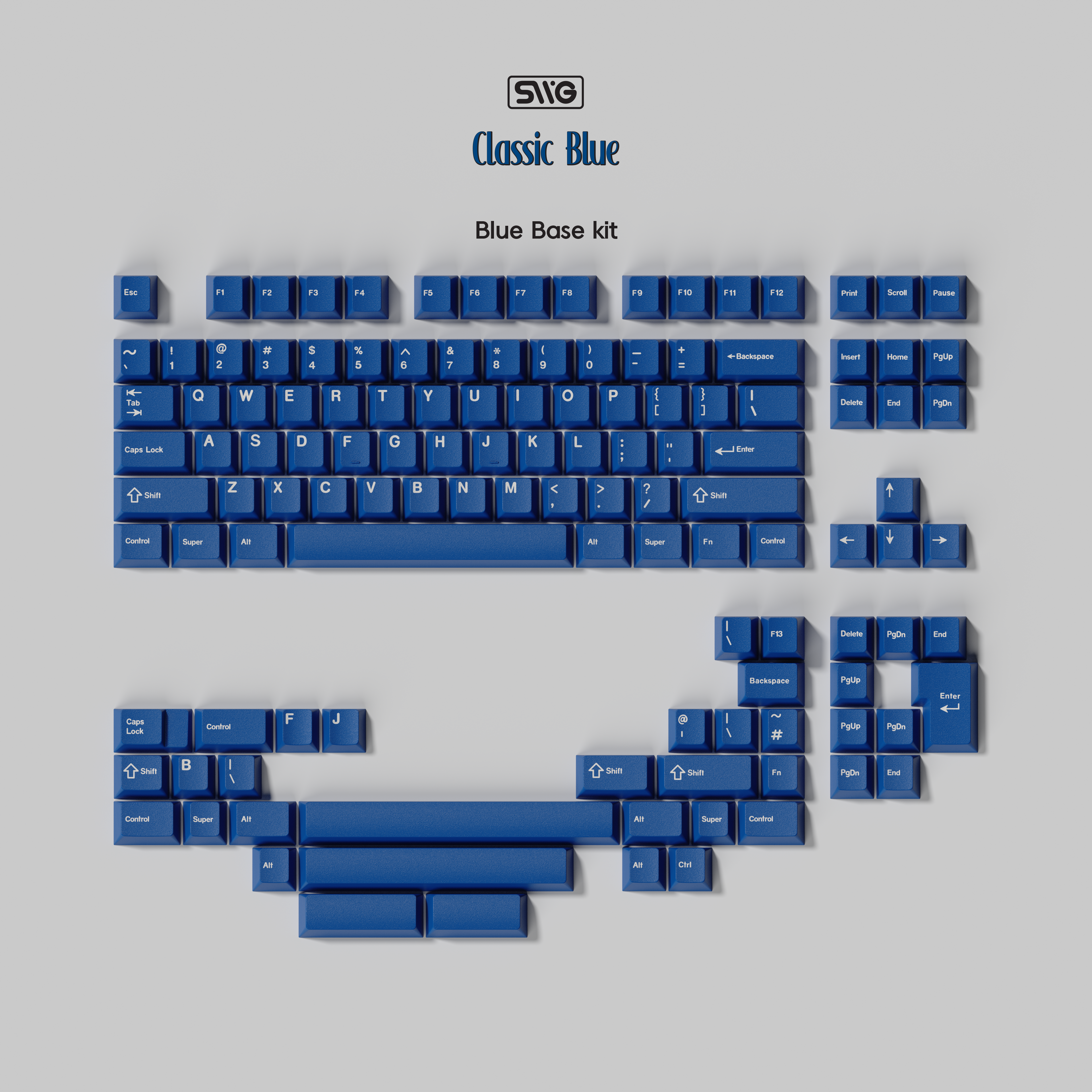 [Group Buy] SWG Classic Blue Keycaps
