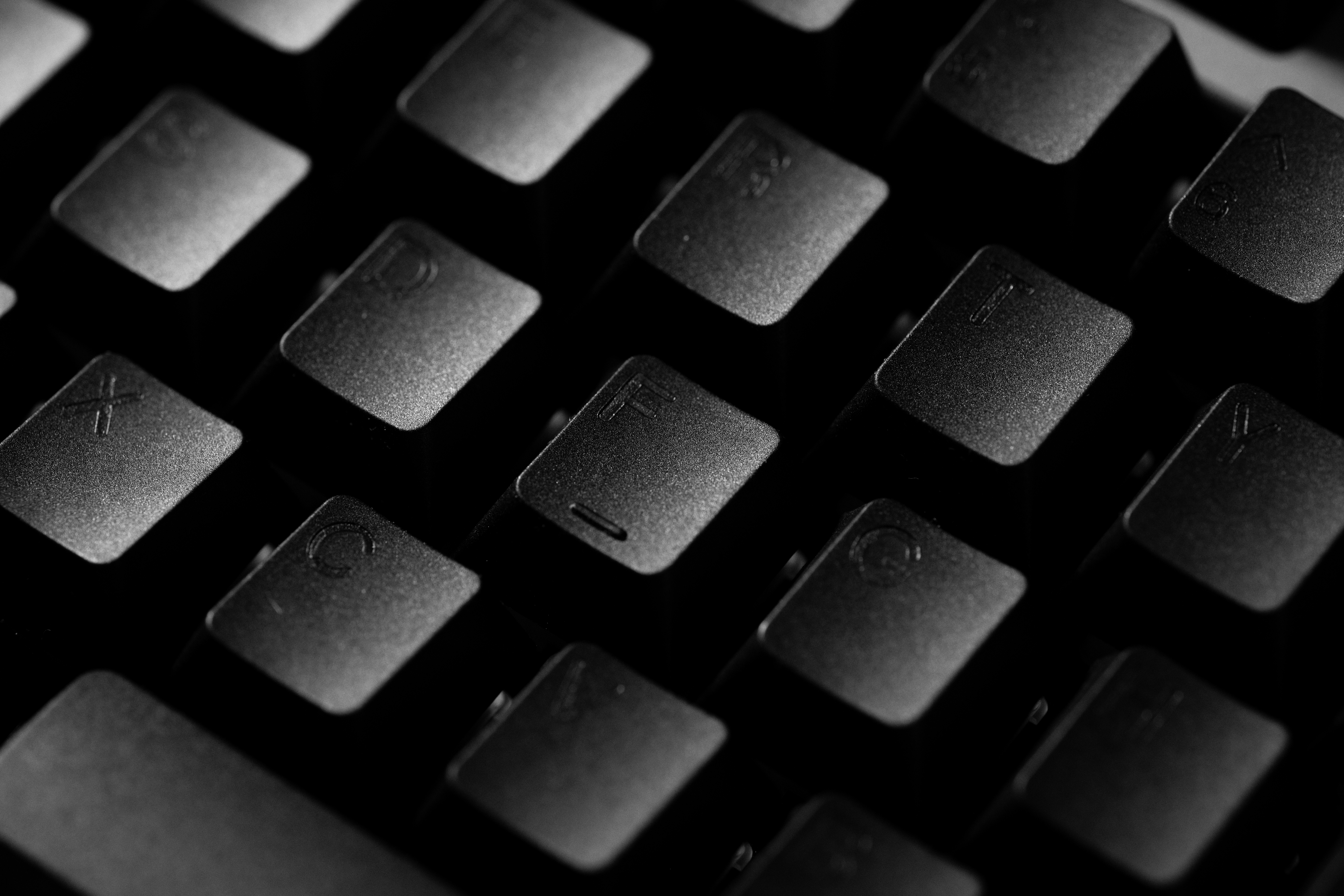 KBS Carbon Trace Keycaps