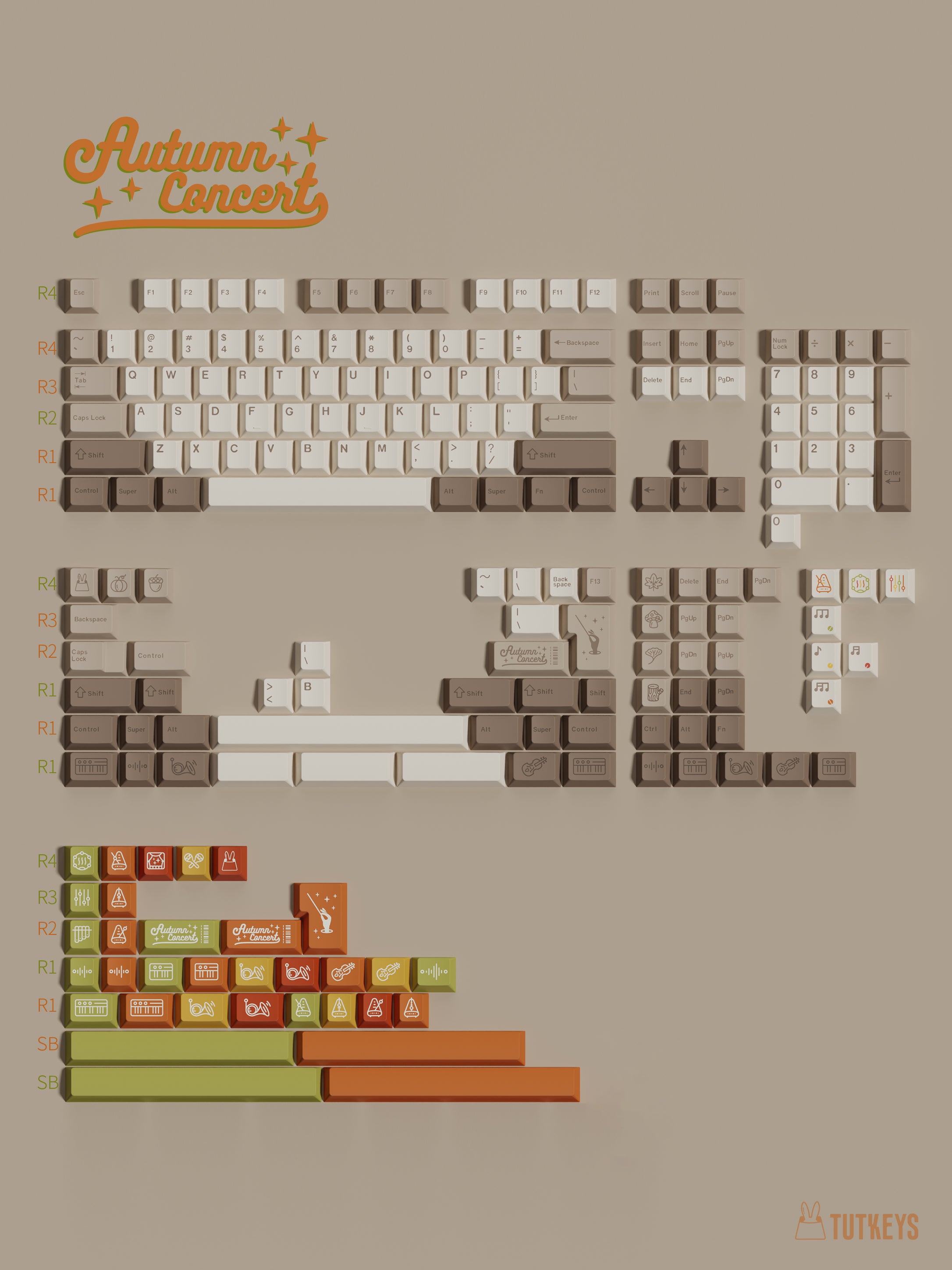 TUT Autumn Concert Keycaps
