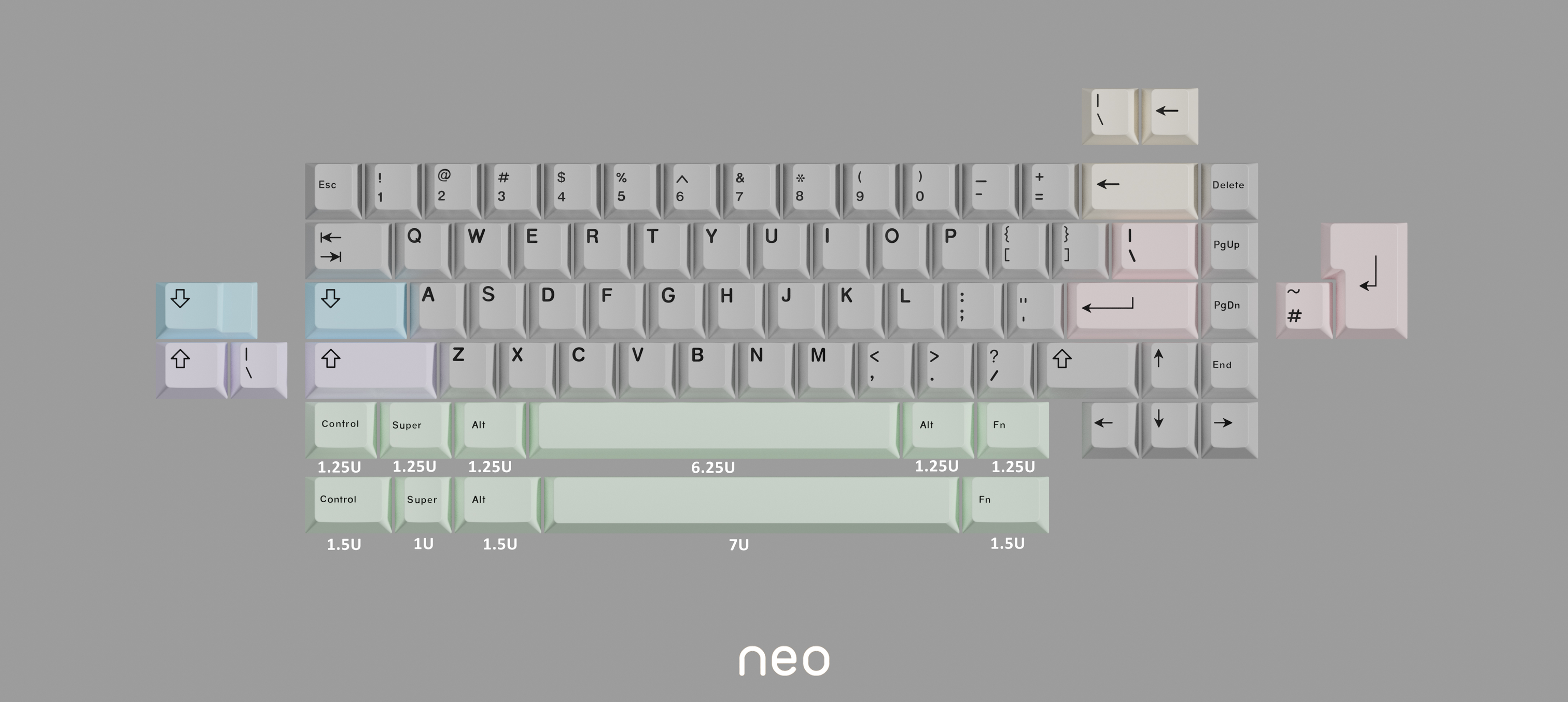 Neo65 Purple Aluminum Plate自作キーボード Neo65 – Qwertykeys