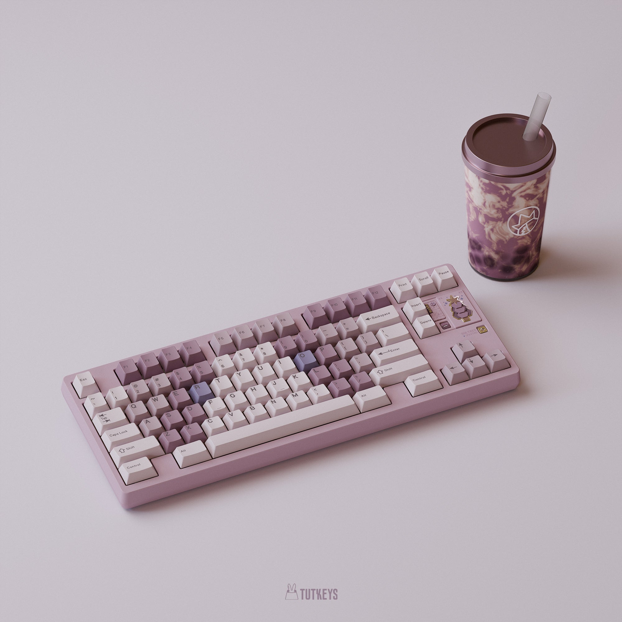 TUT Taro Bobo Keycaps