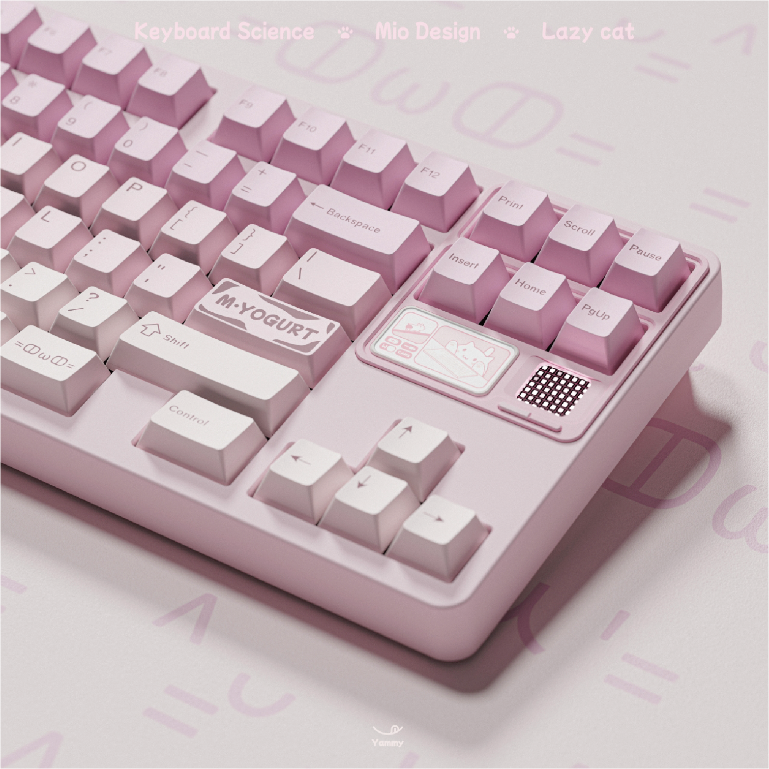 KBS Mio Yoghurt Keycaps