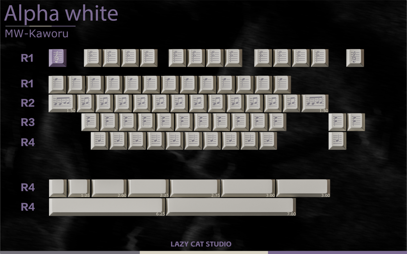 MW Kaworu Keycaps
