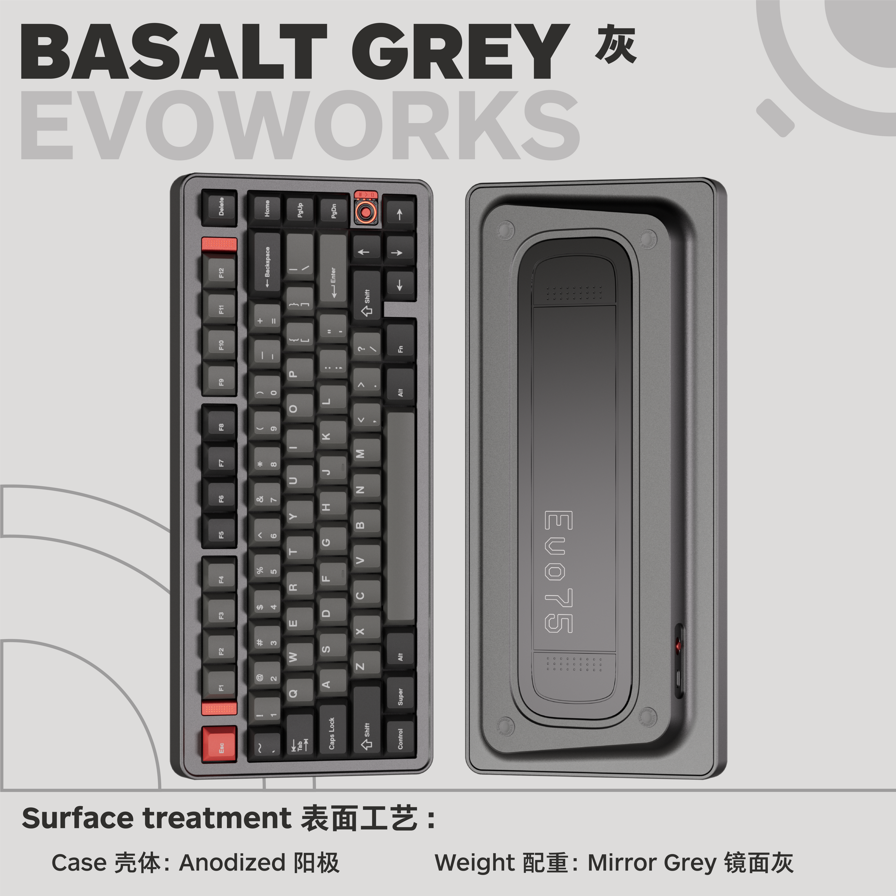 Evo75 キーボード Evoworks Evo75 75% 組み立て済みメカニカル Evo75 キーボード Evoworks Evo75 75% 組み立て済みメカニカル