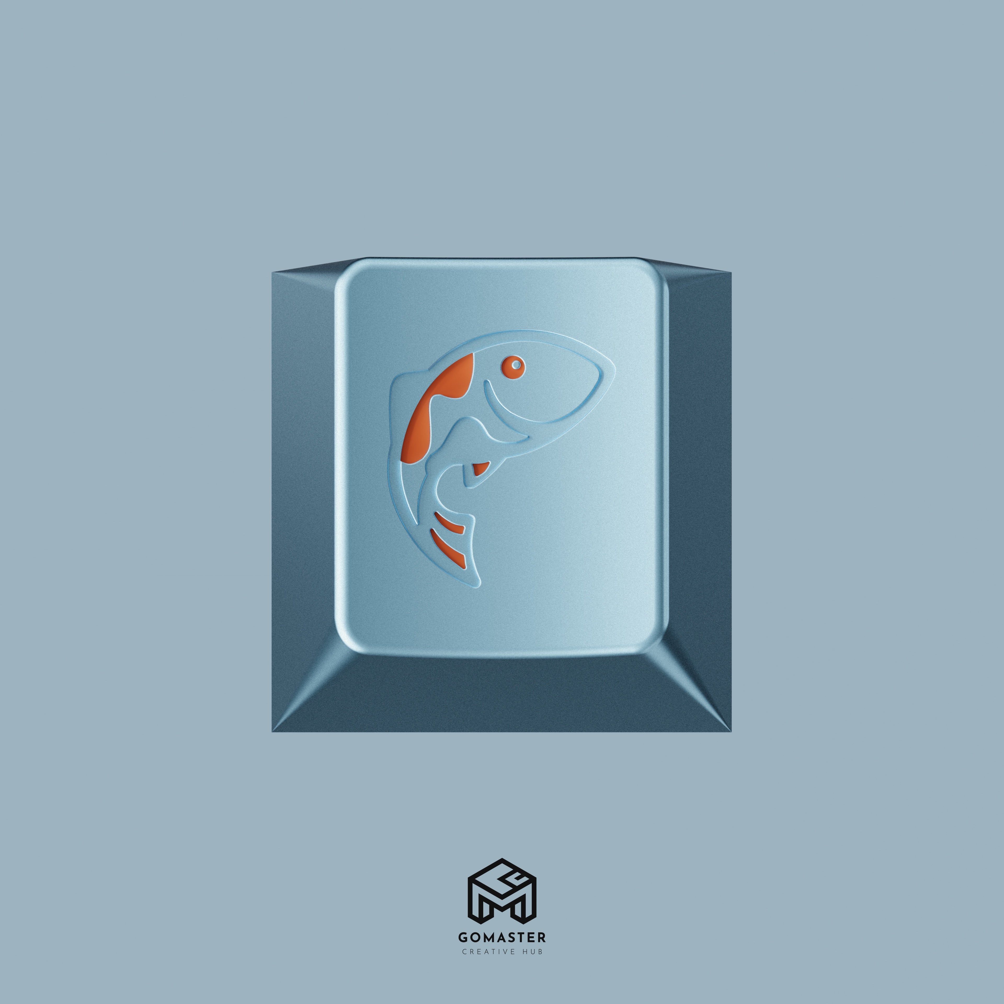 GoMaster Salmon Reborn R2 Keycaps