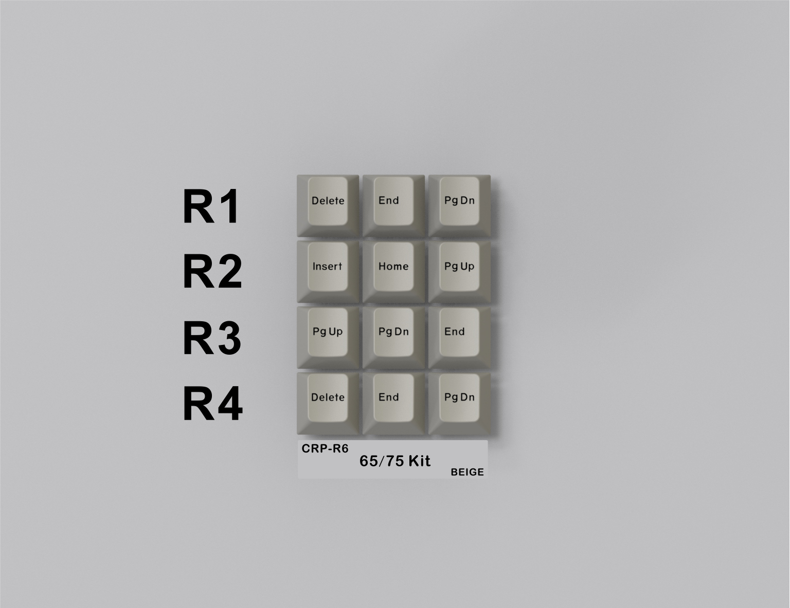 CRP R6 Keycaps