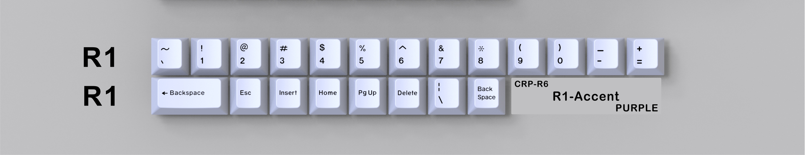 CRP R6 Keycaps