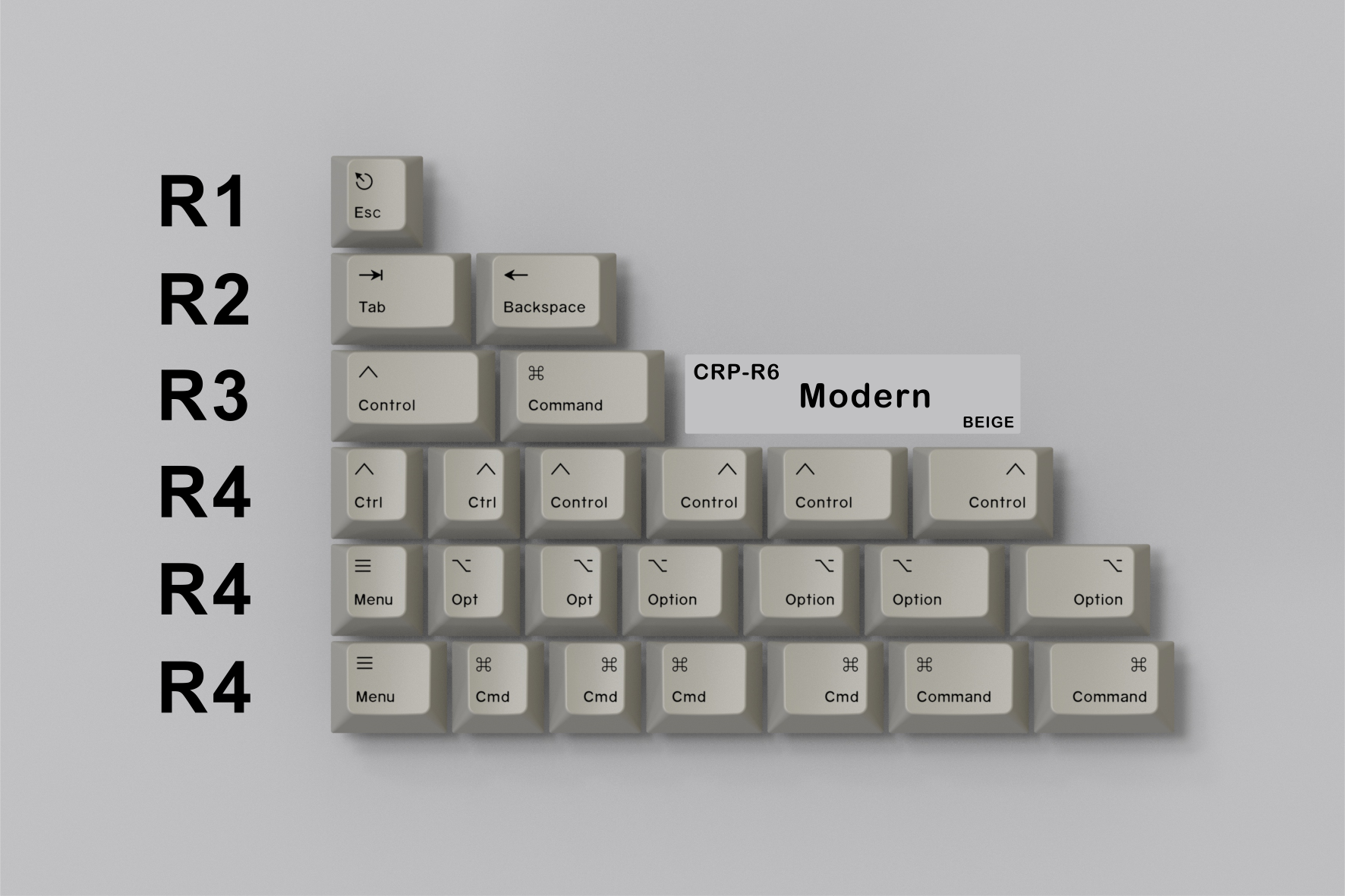 CRP R6 Keycaps – qwertyqop