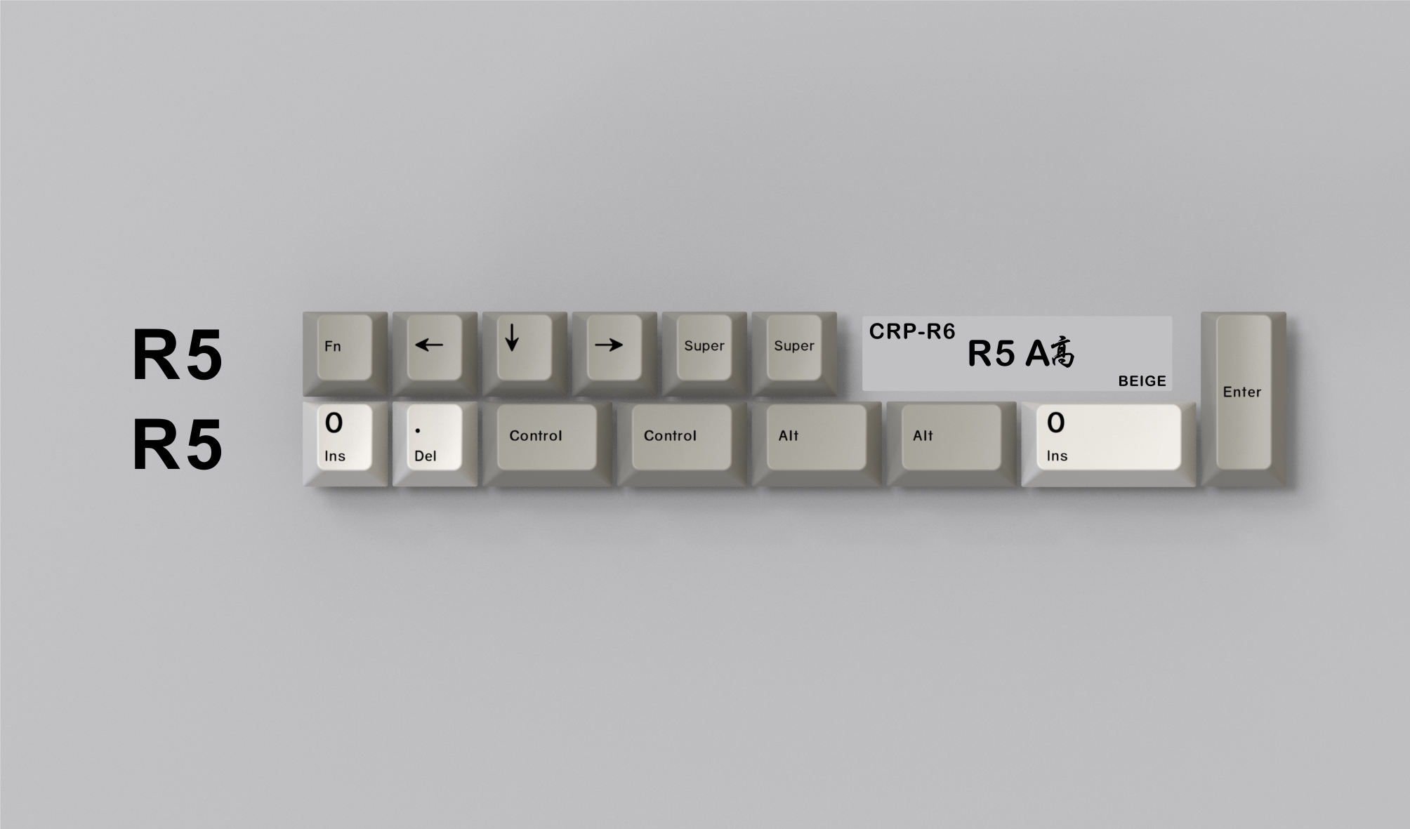 CRP R6 Keycaps