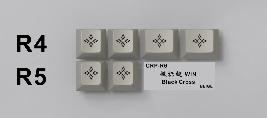 CRP R6 Keycaps