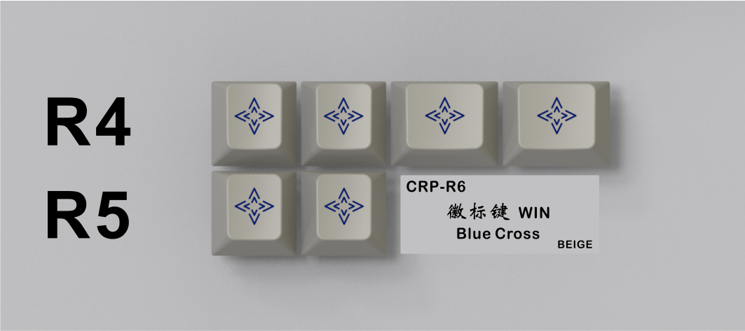 CRP R6 Keycaps