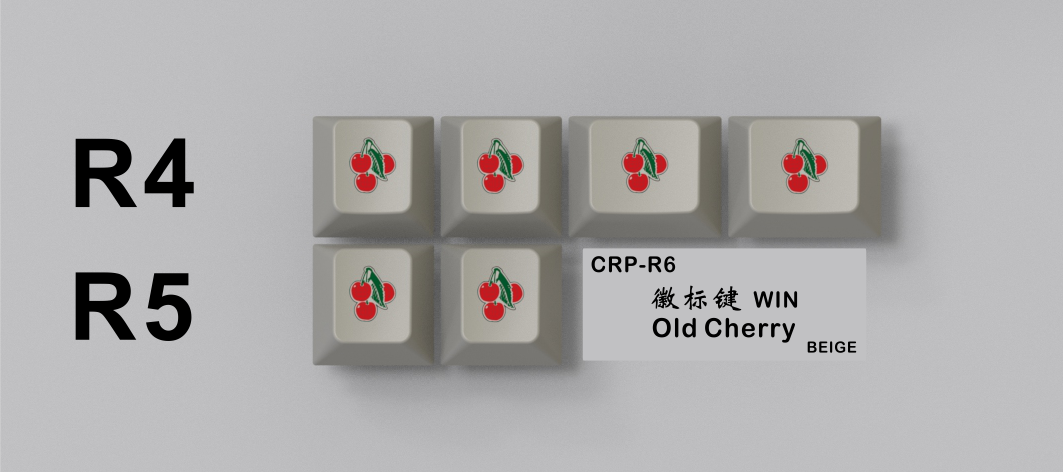 CRP R6 Keycaps