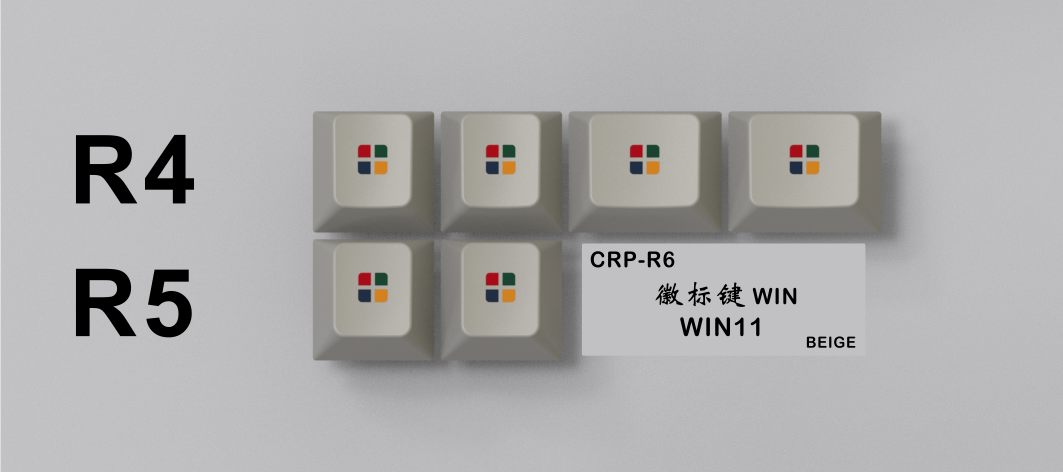 CRP R6 Keycaps