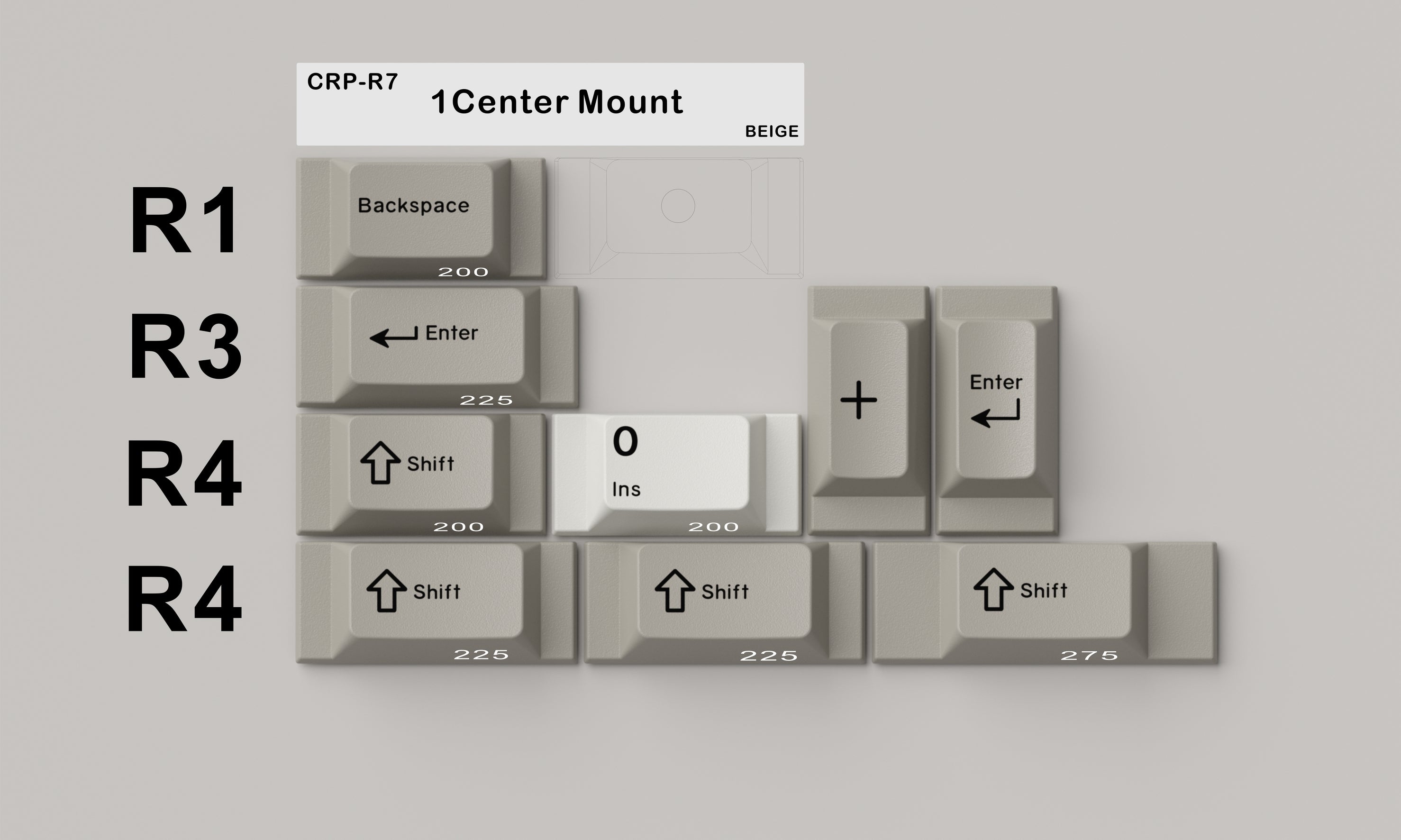 [Group Buy] CRP R7 Keycaps