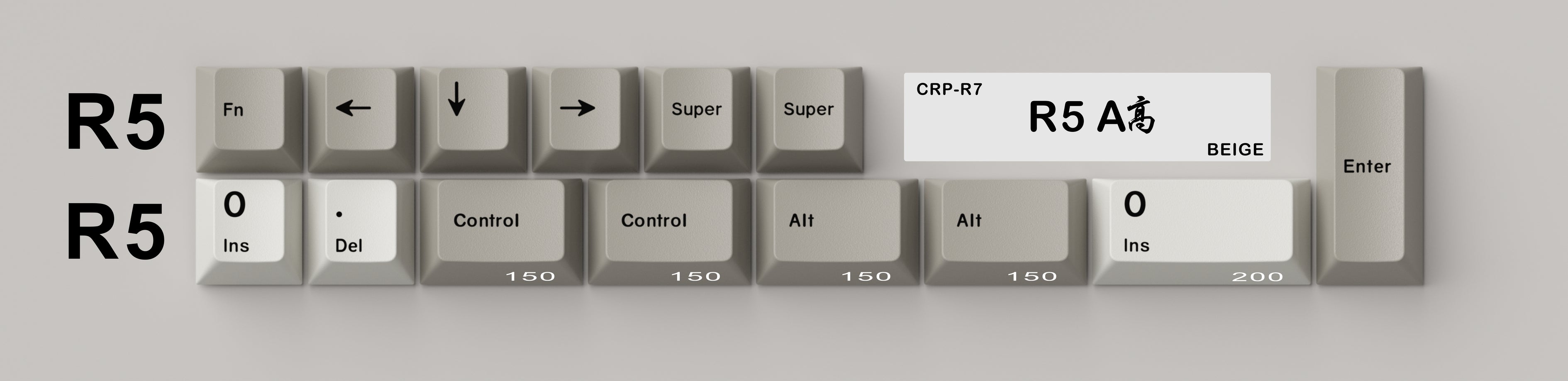 [Group Buy] CRP R7 Keycaps