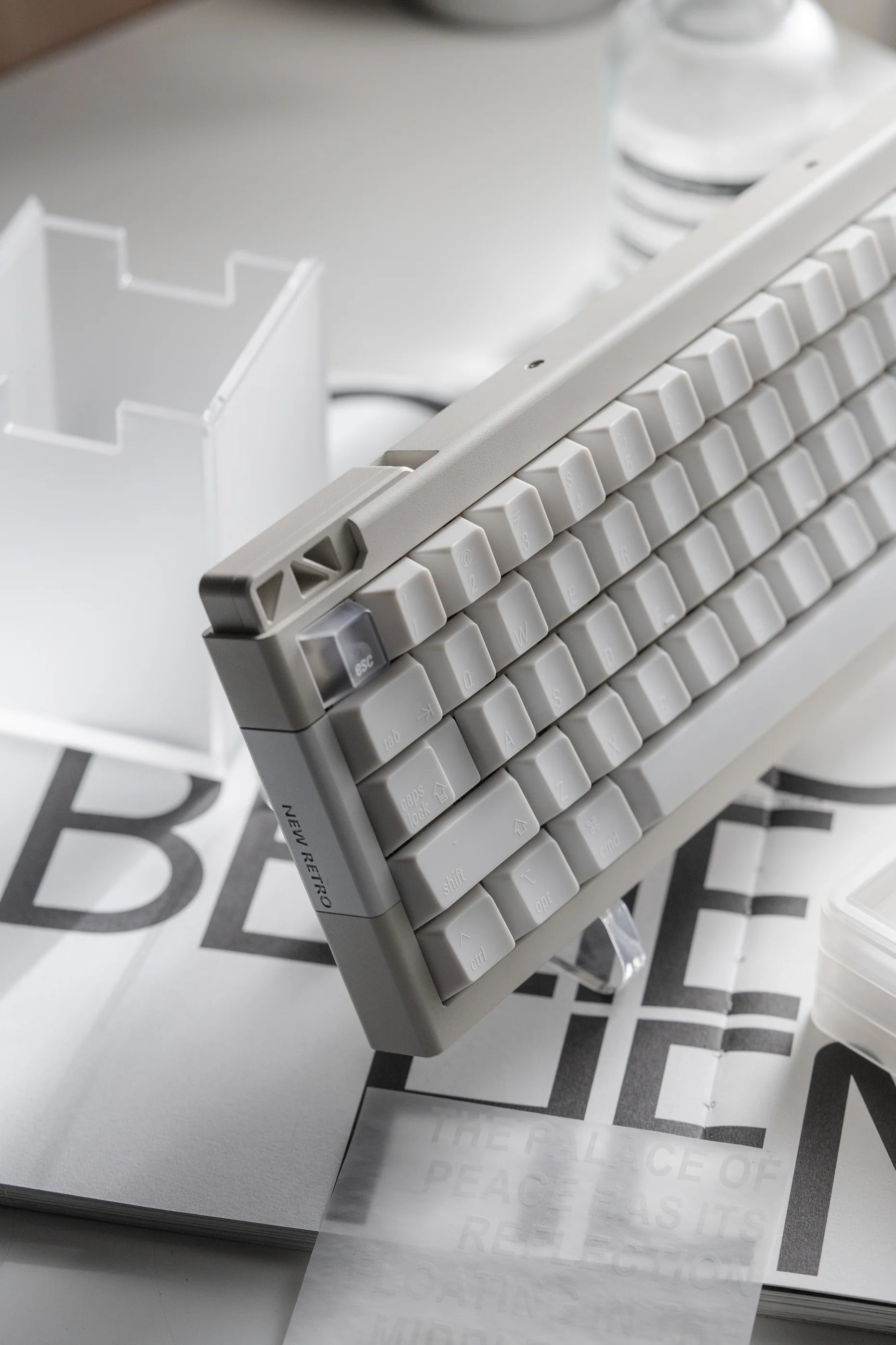 LeleLab Hokkaido White Keycaps
