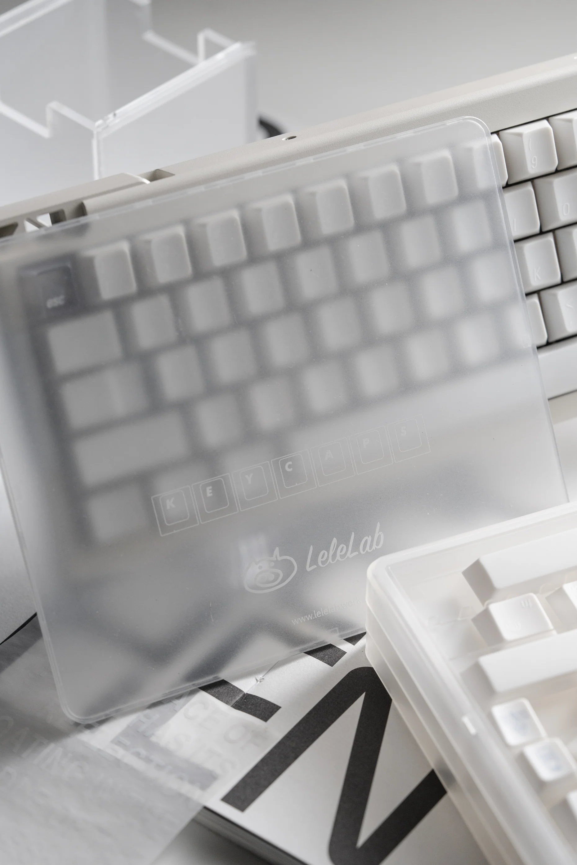 LeleLab Hokkaido White Keycaps