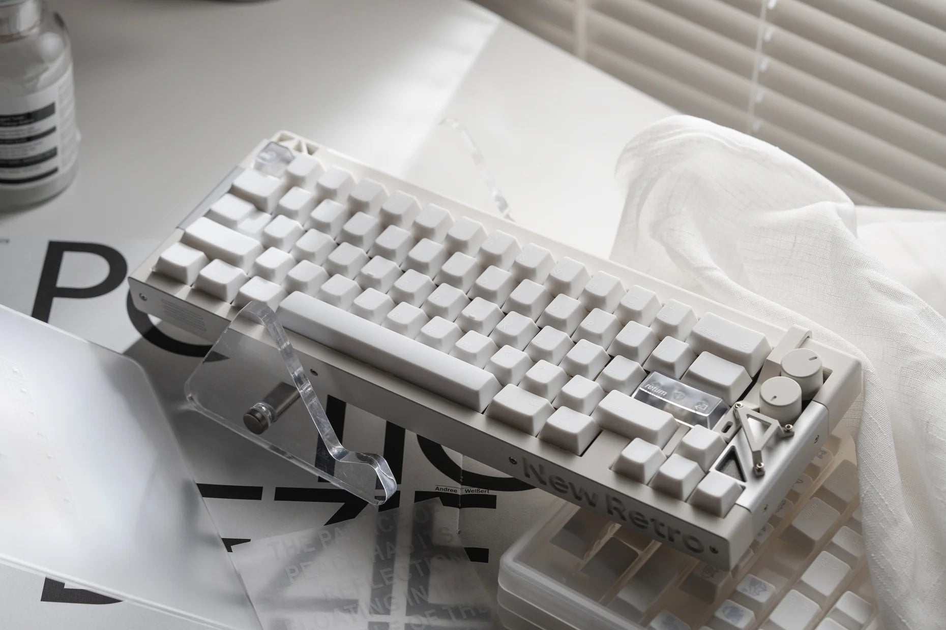 LeleLab Hokkaido White Keycaps