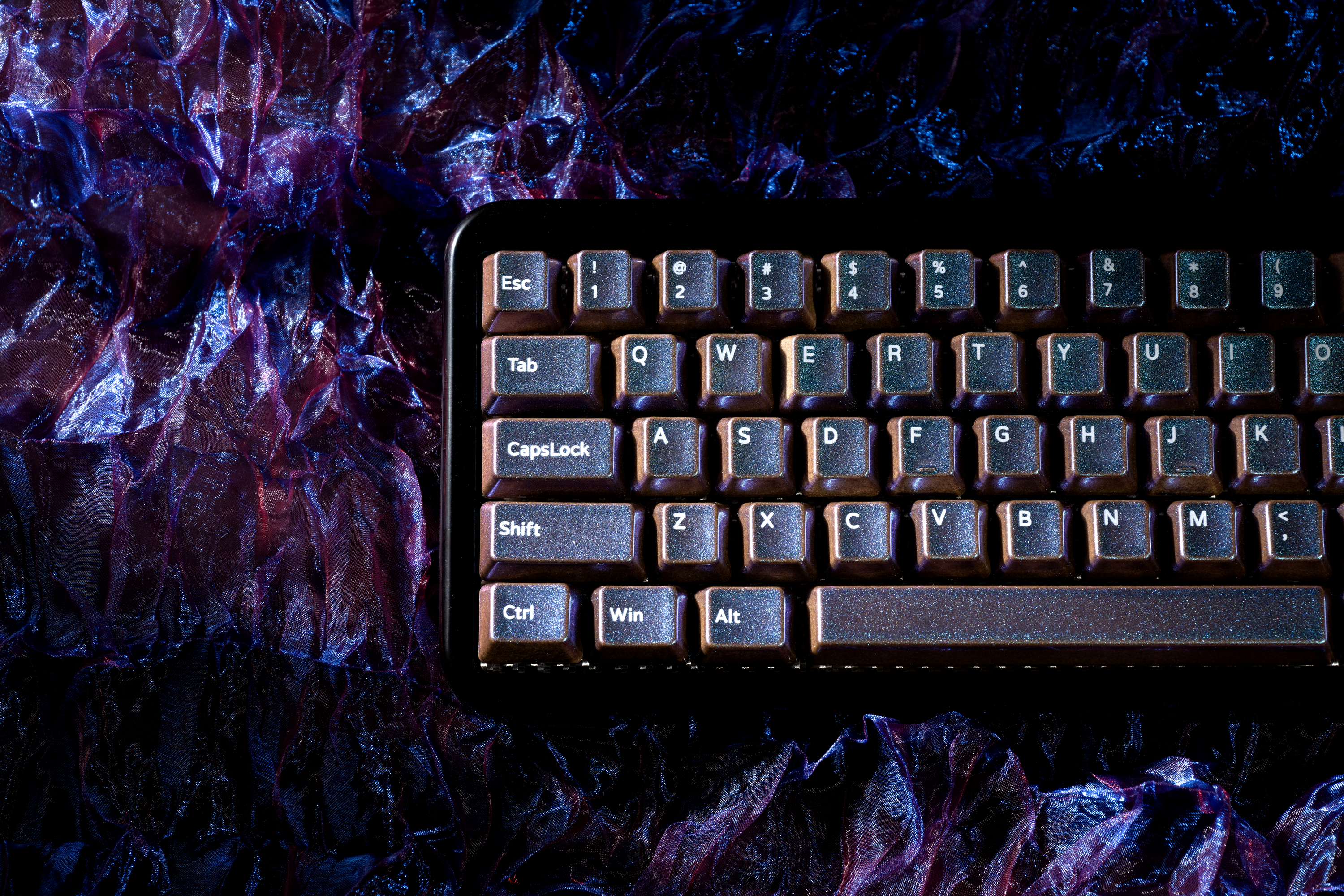 XVX Multichrome Glitter Ceramic Cherry Profile 120-Key Full Keycap Set