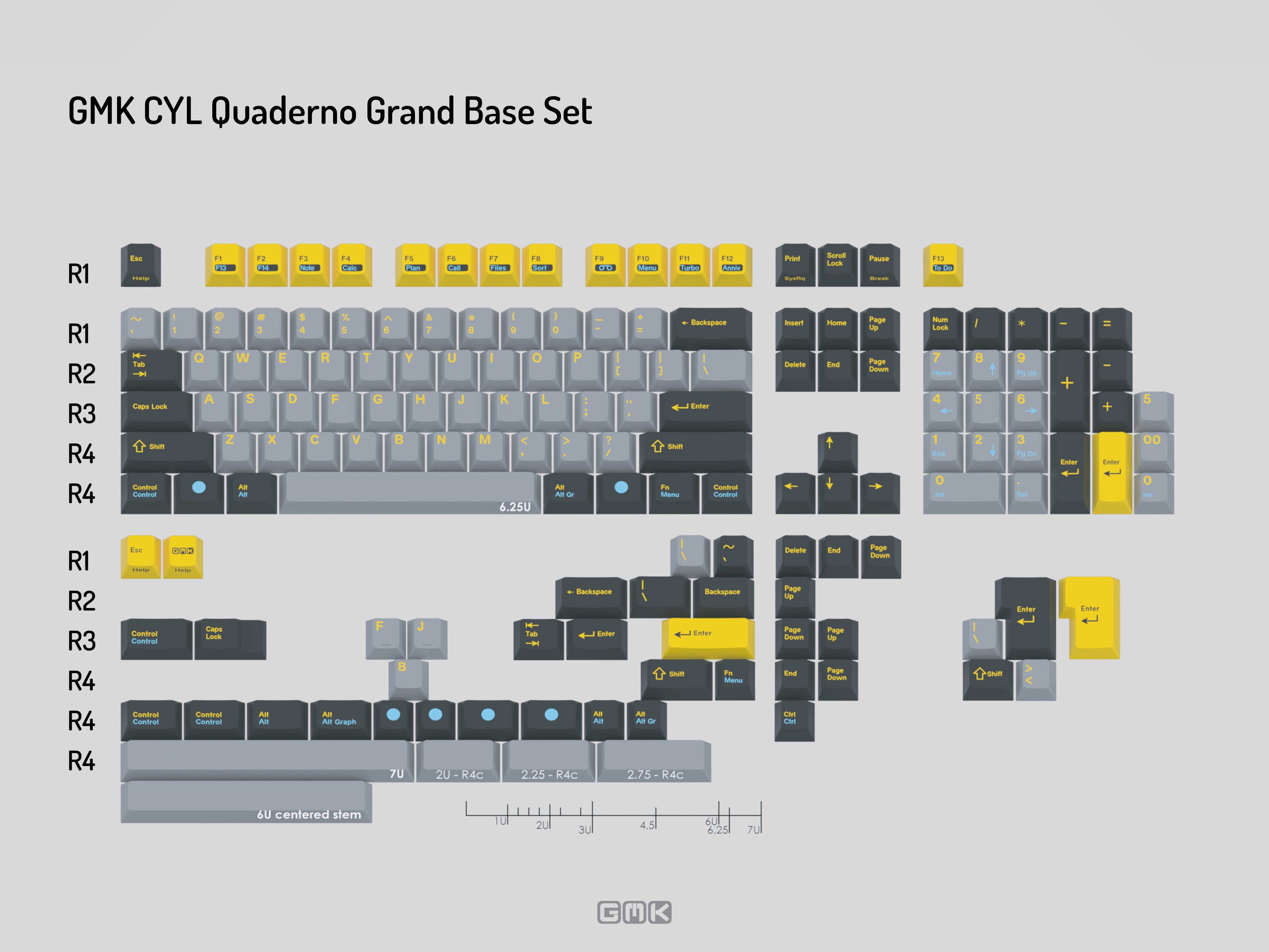 GMK CYL Quaderno Keycaps