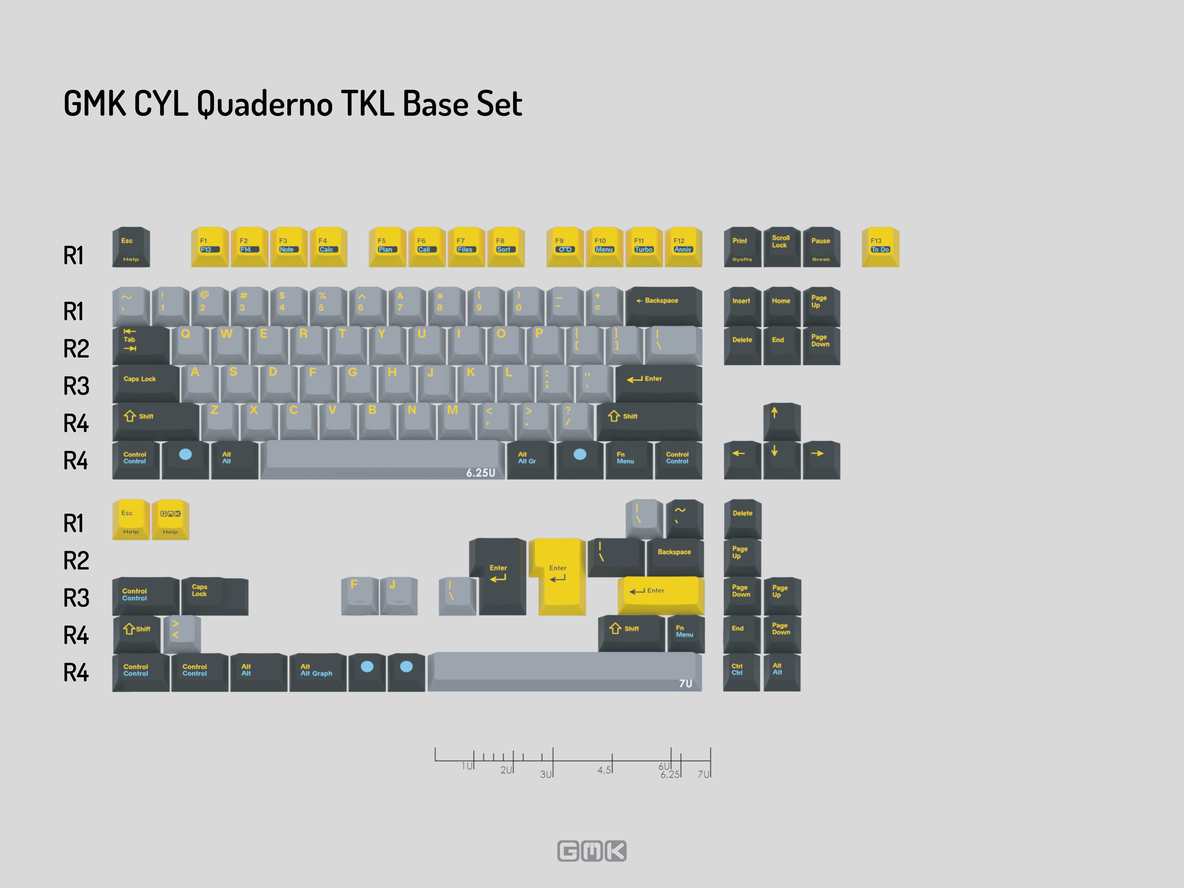 GMK CYL Quaderno Keycaps
