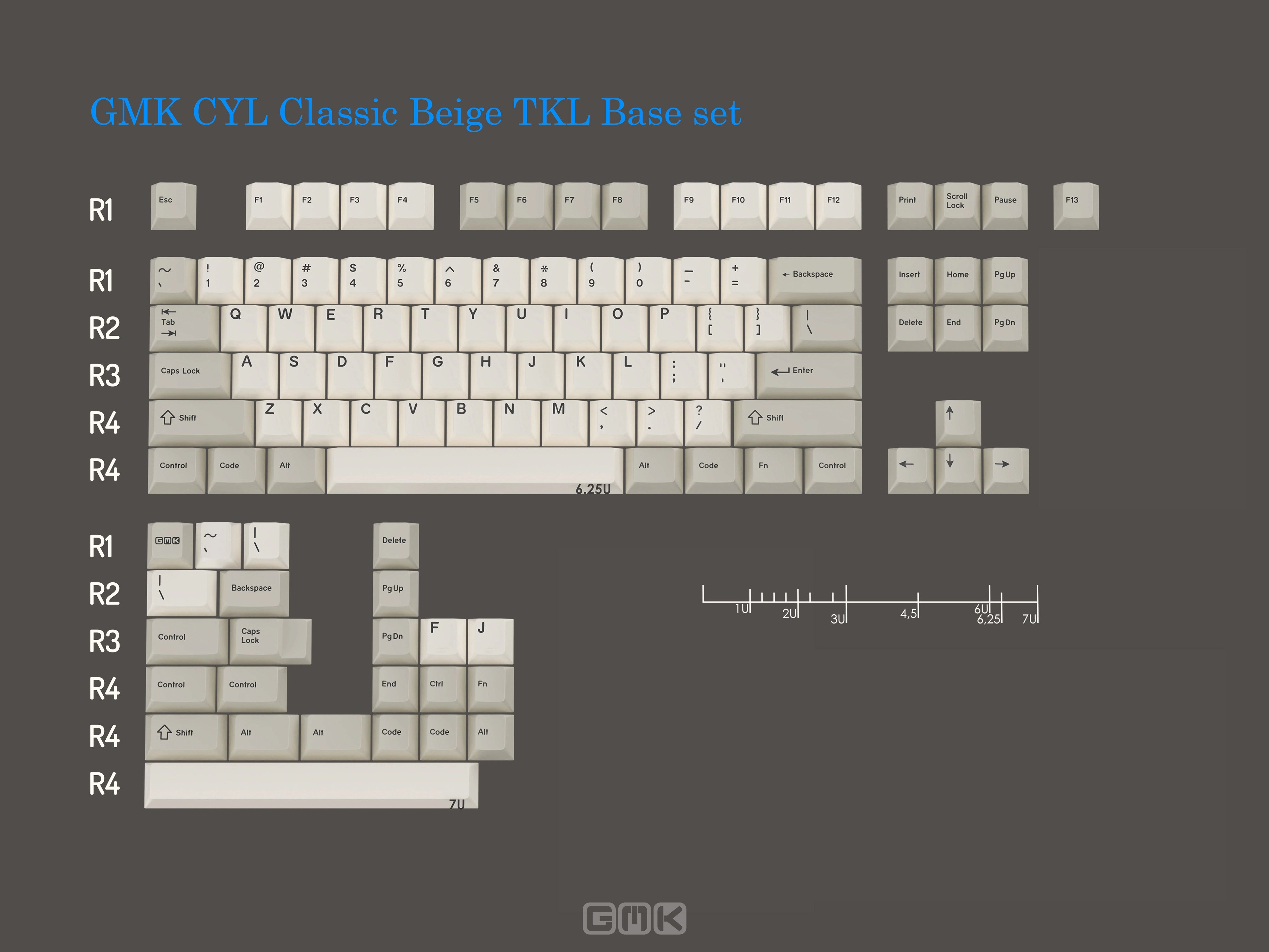 GMK Classic Beige CYL Keycaps