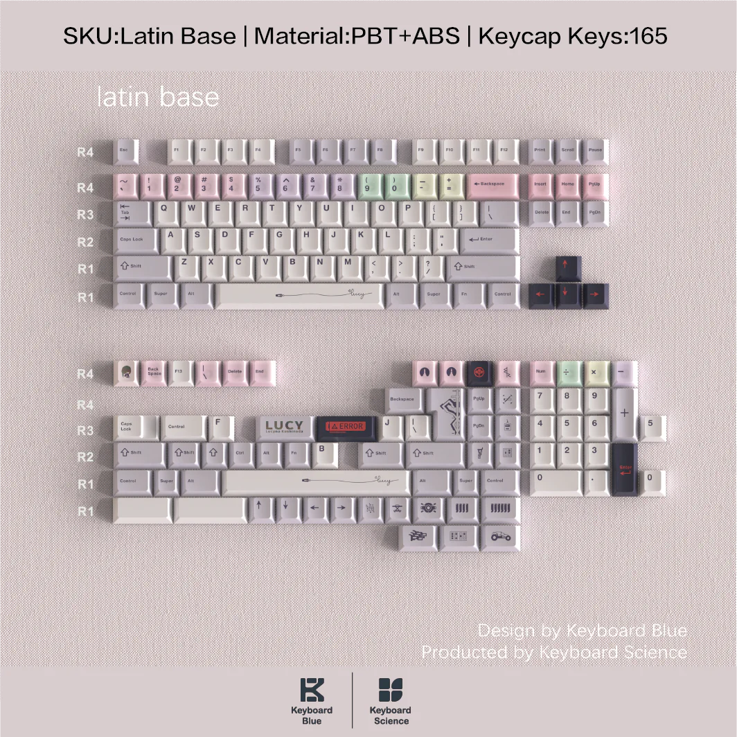 KBS Lucy Keycaps R2