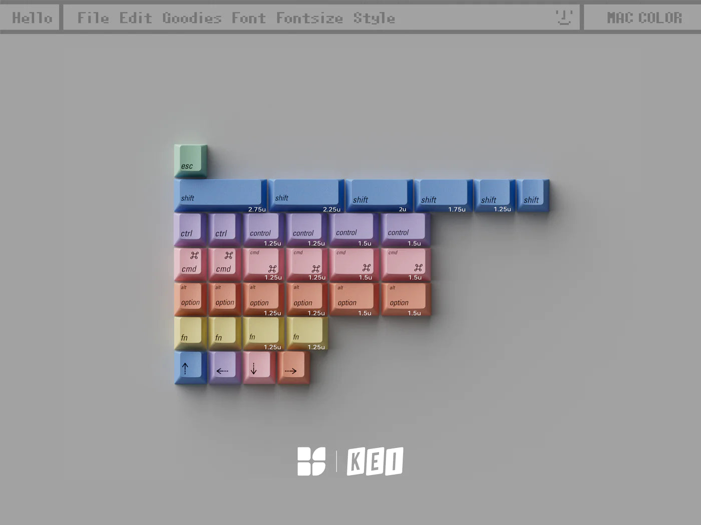 KBS Mac Color Keycaps