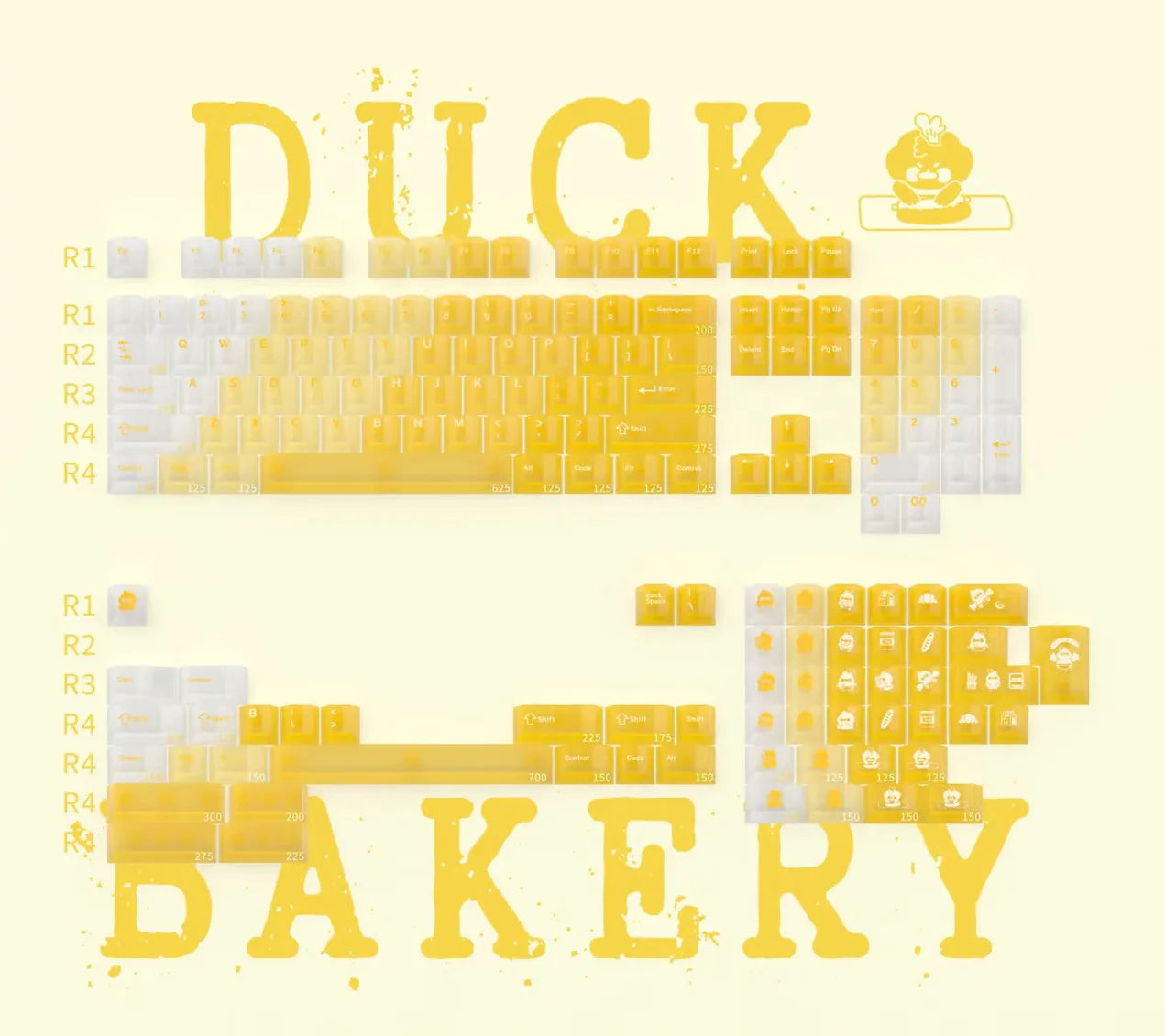 DMK Duck Bakery Keycaps