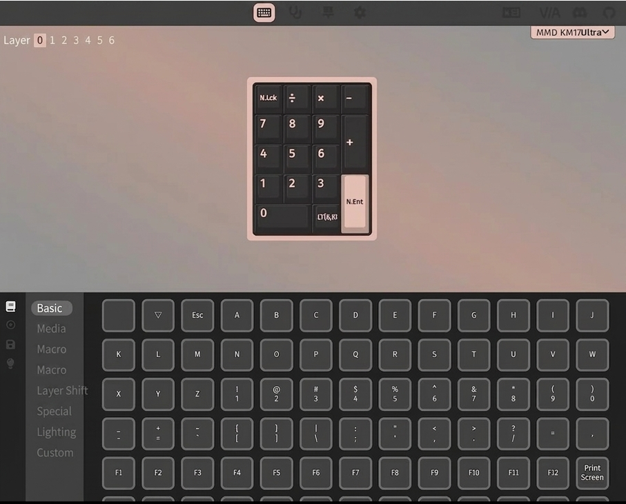 MMD KM17 Ultra Wireless Numpad