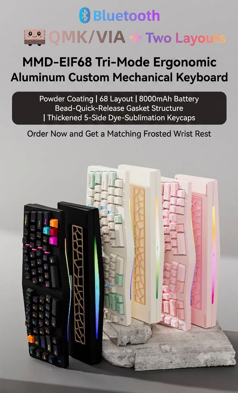 MMD EIF68 Alice Prebuilt Fully Assembled Keyboard
