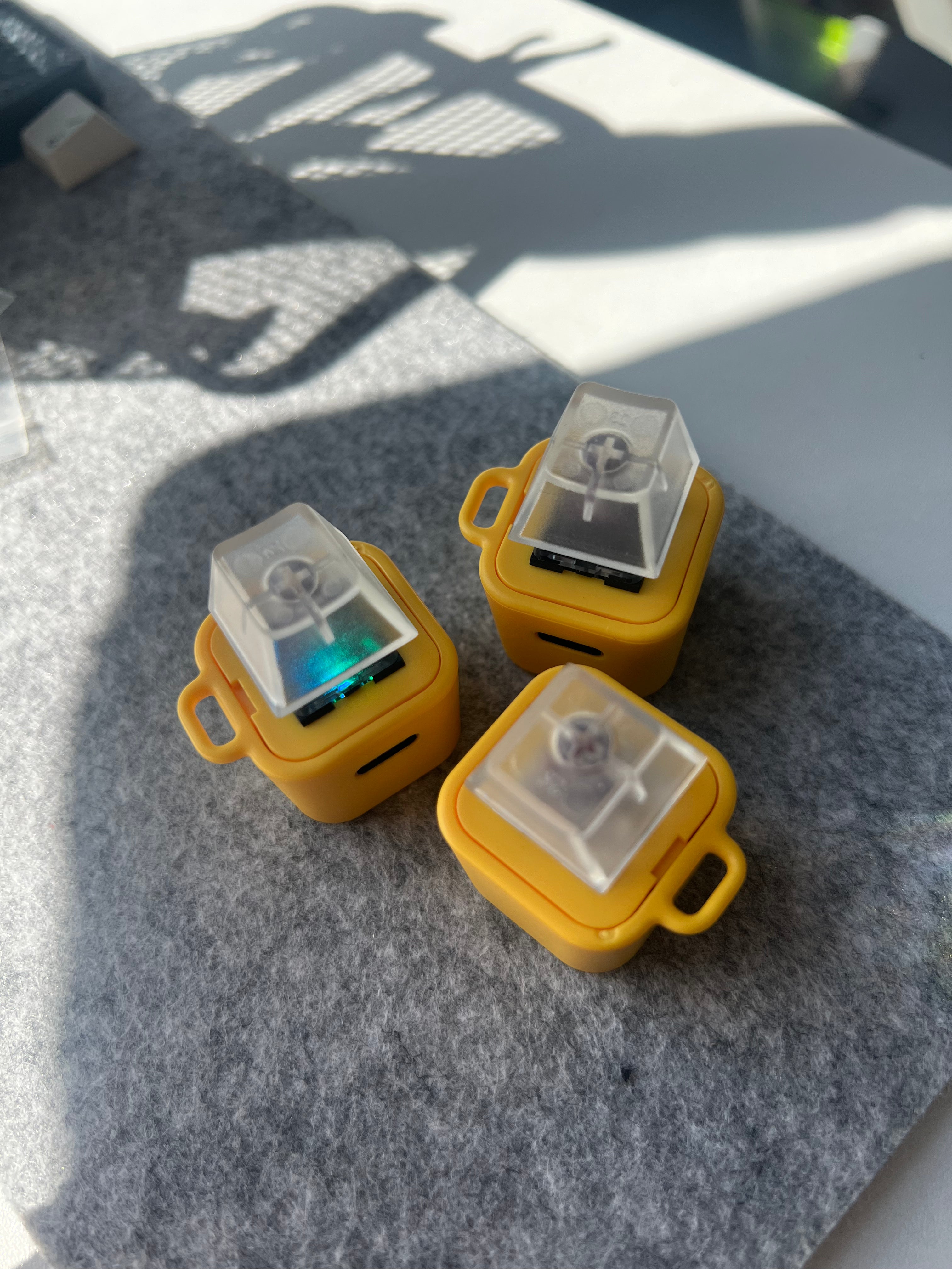 Fidget Switch RGB Custom Audio Keychain