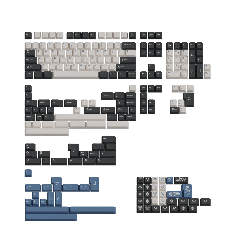 SW Arctic Keycaps